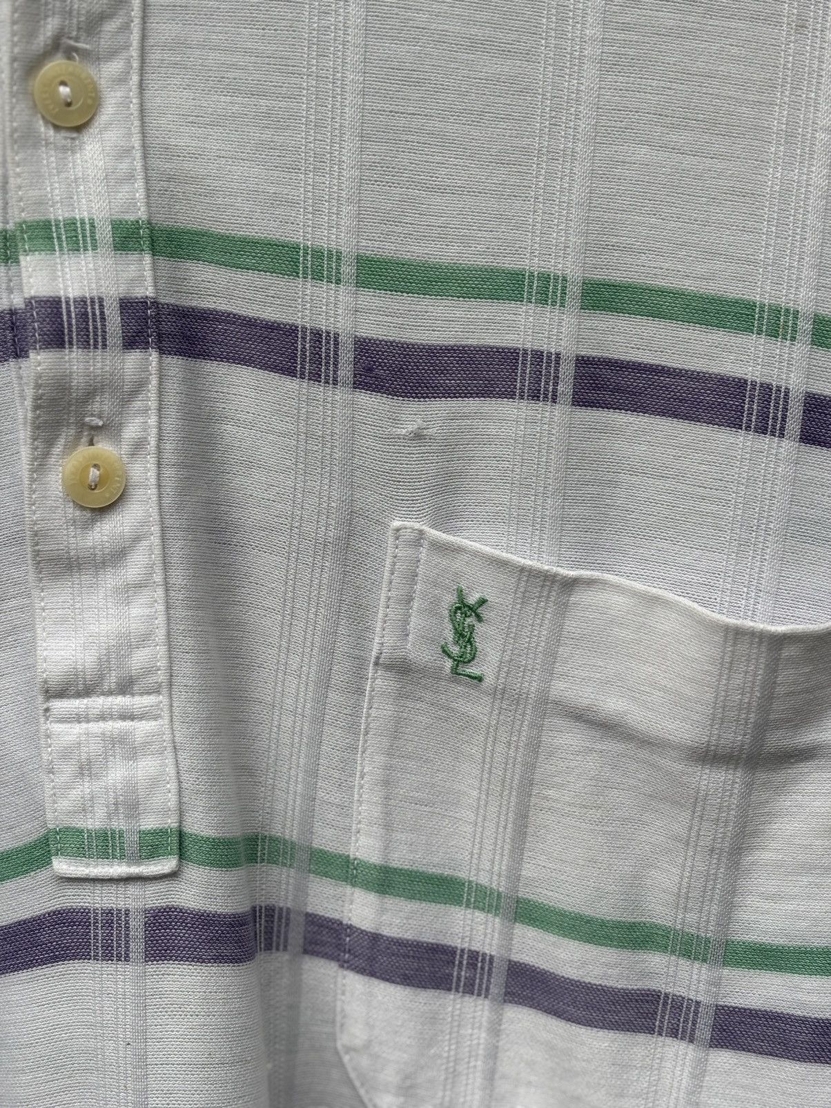 Yves Saint Laurent YSL Yves Saint Laurent Tricots Striped Pullover long sleeve Size US M / EU 48-50 / 2 - 5 Thumbnail