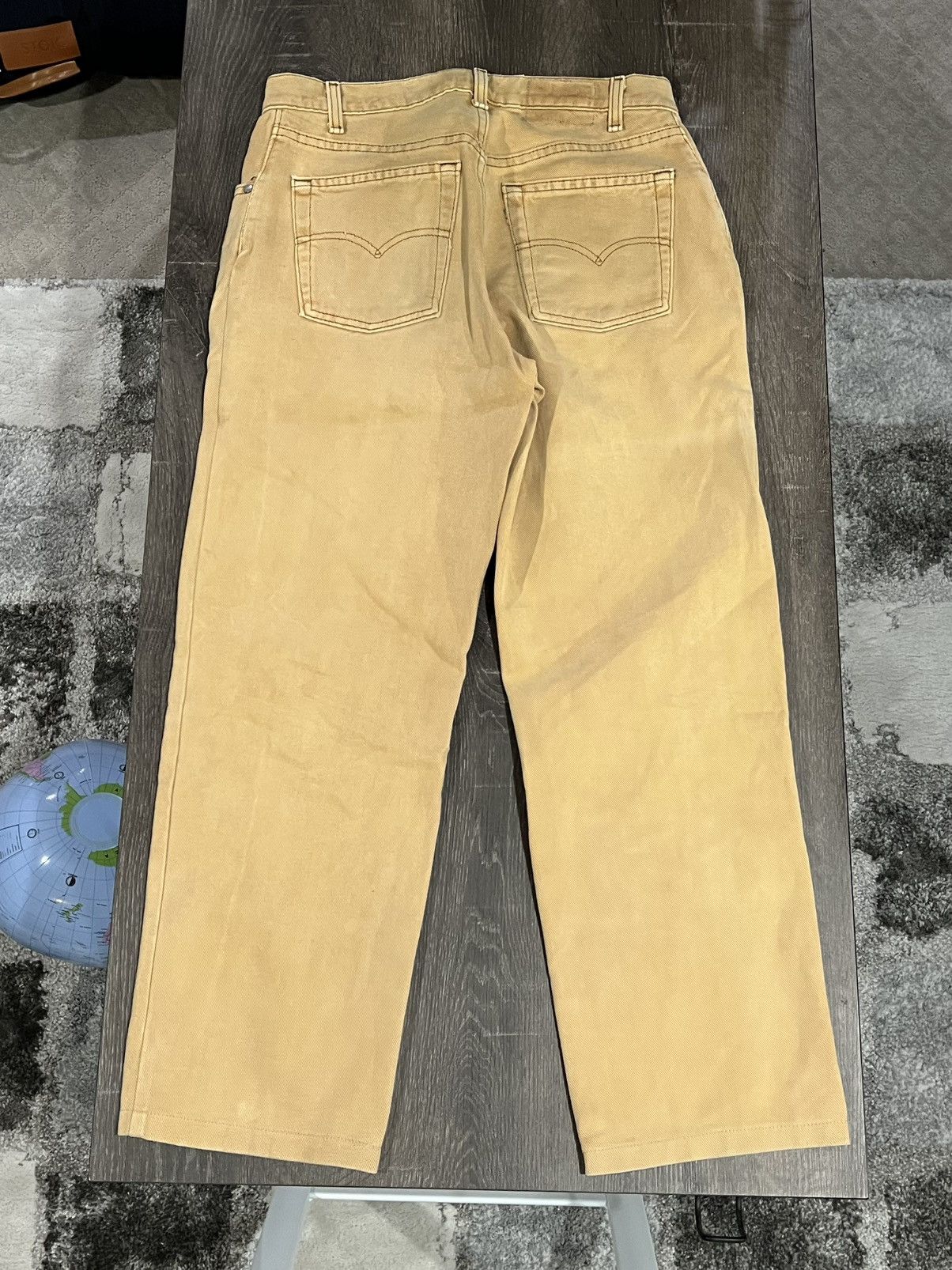 Levi's × Vintage Vintage Mustard Yellow Levis Silvertab Jeans Size US 29 - 2 Thumbnail