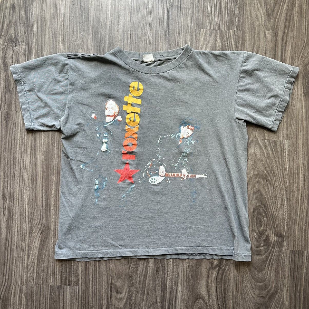 image of Band Tees x Vintage Smudge 1991 Vintage Roxette Tee in Black, Men's (Size XL)