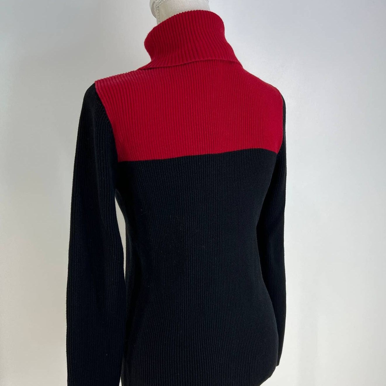 Lauren Ralph Lauren Lauren Ralph Lauren Ribbed Knit Turtleneck Sweater Size L / US 10 / IT 46 - 5 Thumbnail