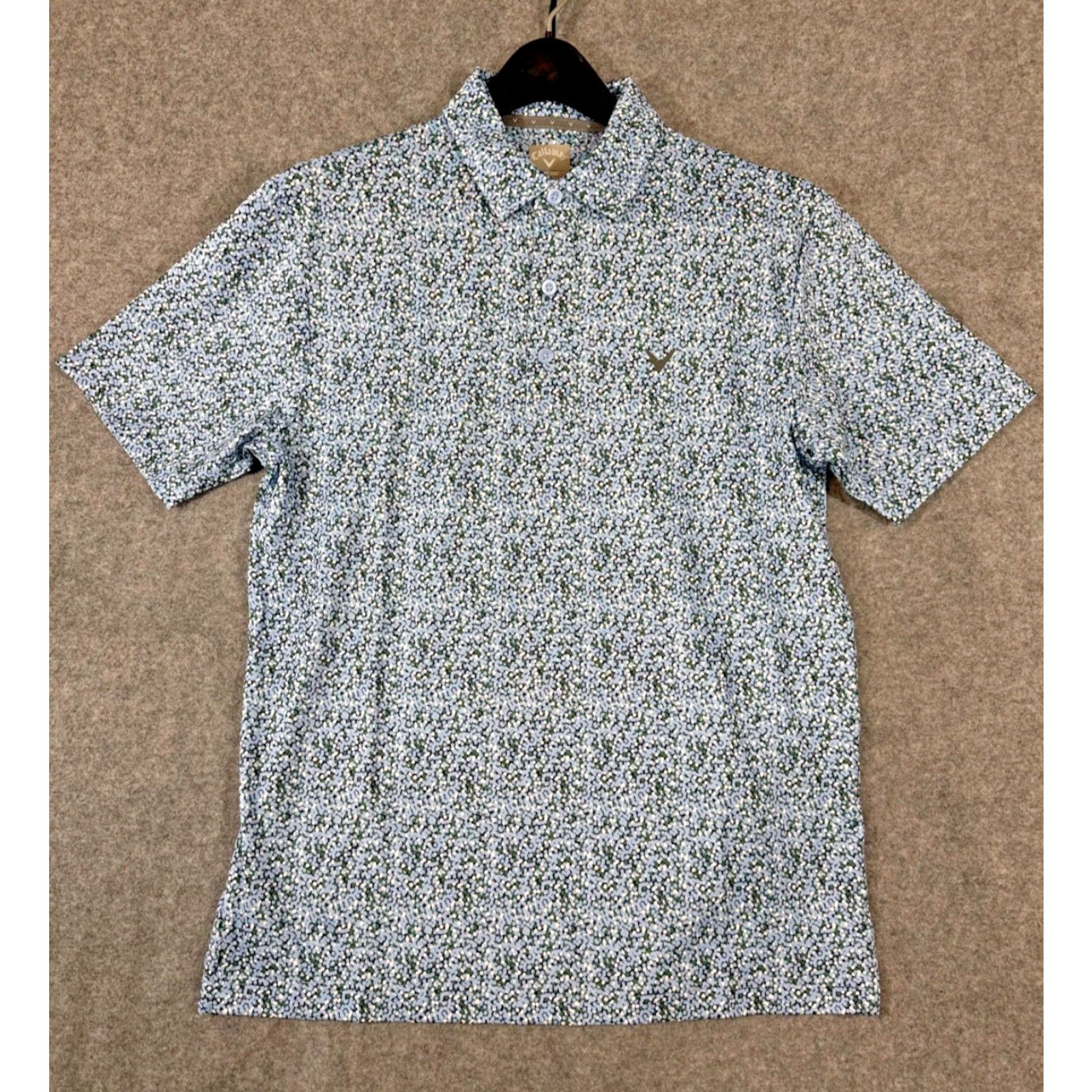 Callaway Callaway Polo Shirt Mens Small Blue Green Stretch Opti-Dri Short Sleeve Logo NWOT Golf Performance Shirt Size US S / EU 44-46 / 1 - 2 Thumbnail