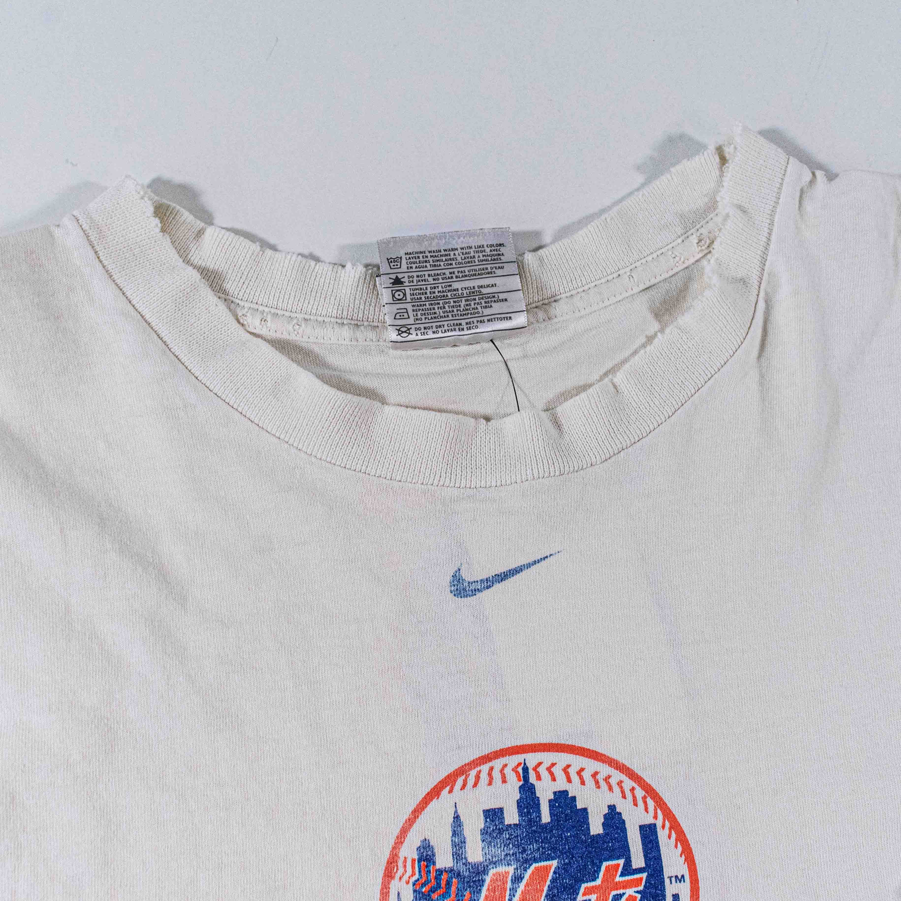 Nike Vintage New York Mets Nike Center Swoosh T-Shirt Y2K Logo Size US XL / EU 56 / 4 - 6 Thumbnail