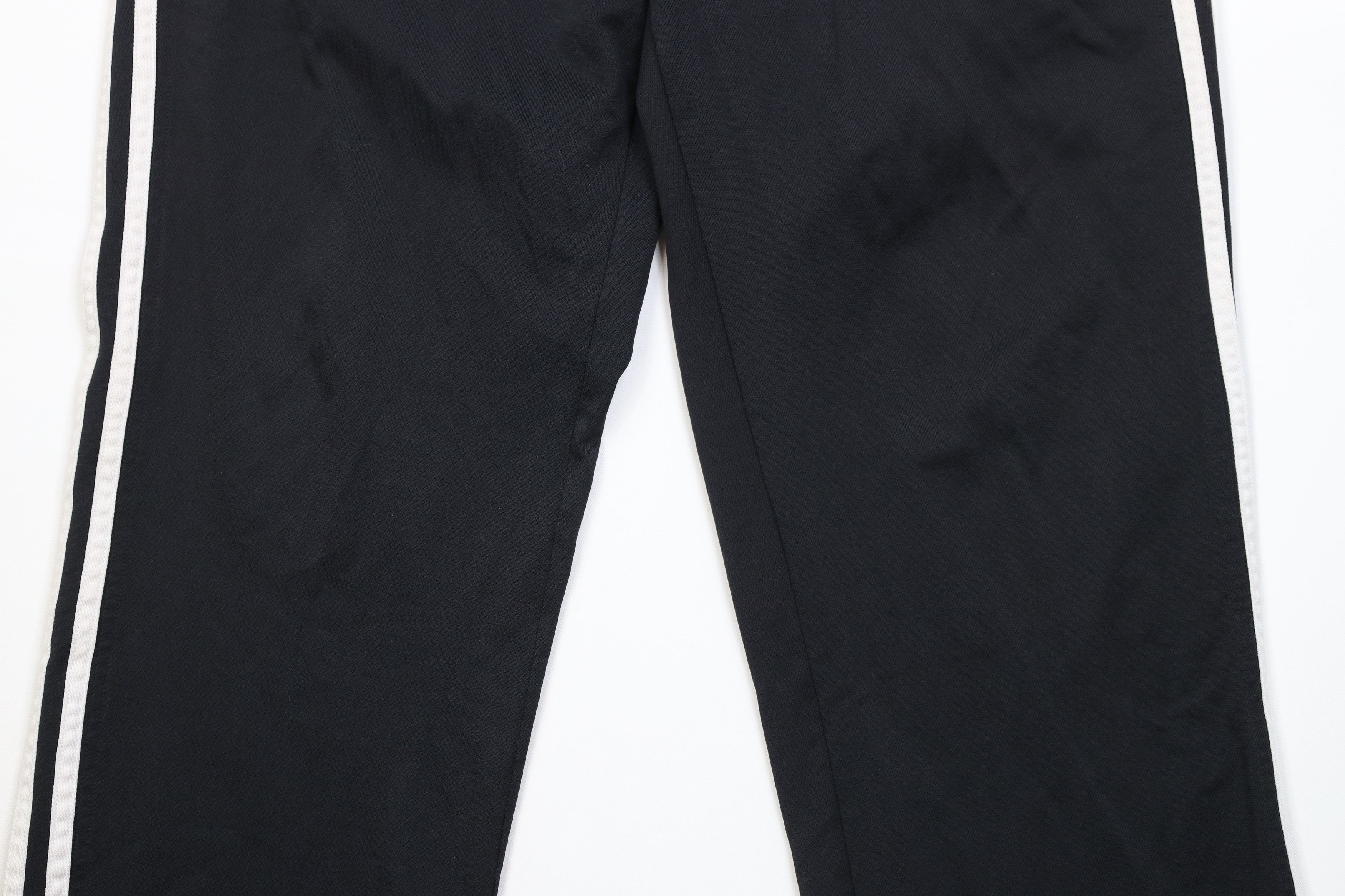 Adidas Vintage Y2K Adidas Spell Out Striped Wide Leg Pants Black Size US 34 / EU 50 - 3 Thumbnail