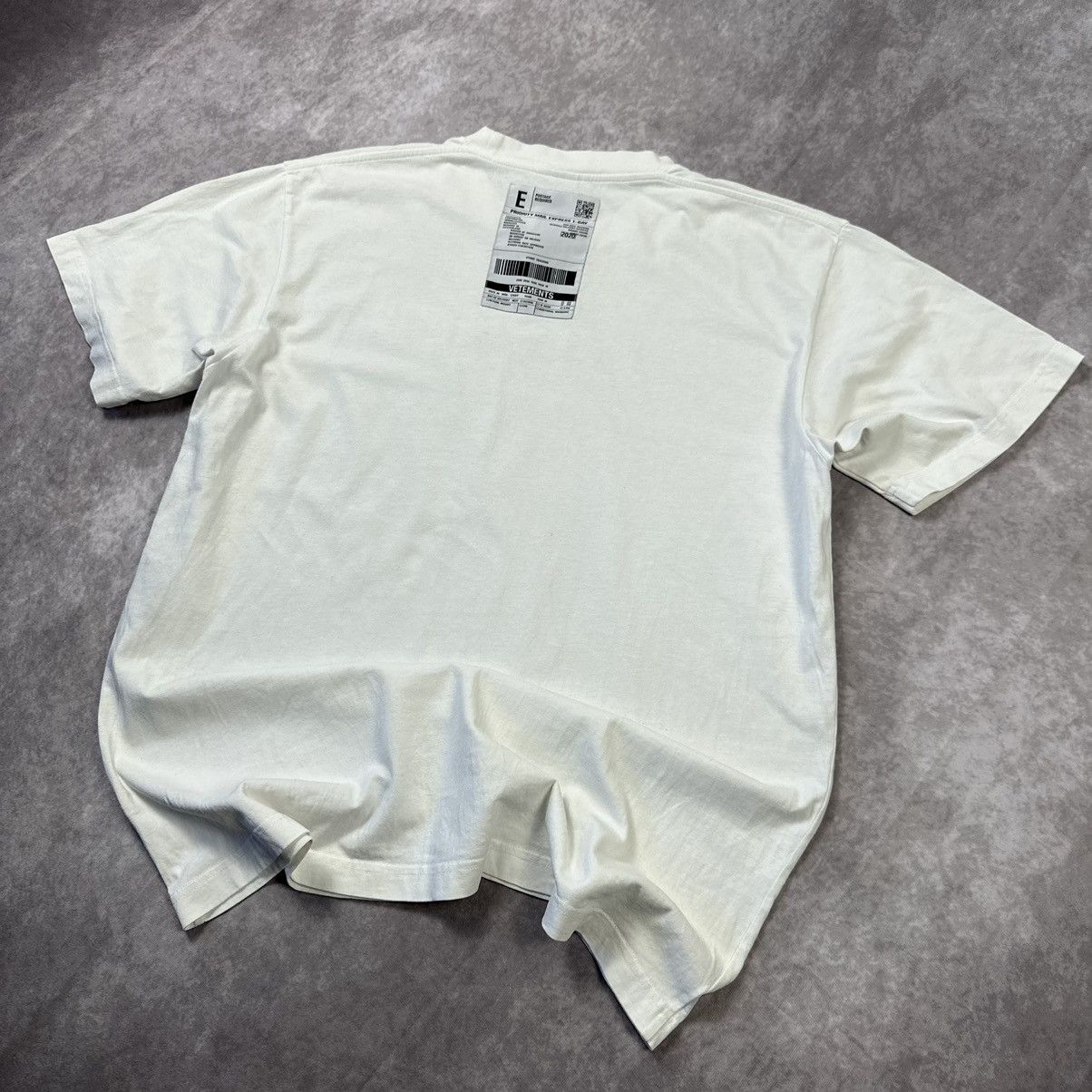 Vetements Vetements Postage White T-Shirt Size US M / EU 48-50 / 2 - 6 Thumbnail
