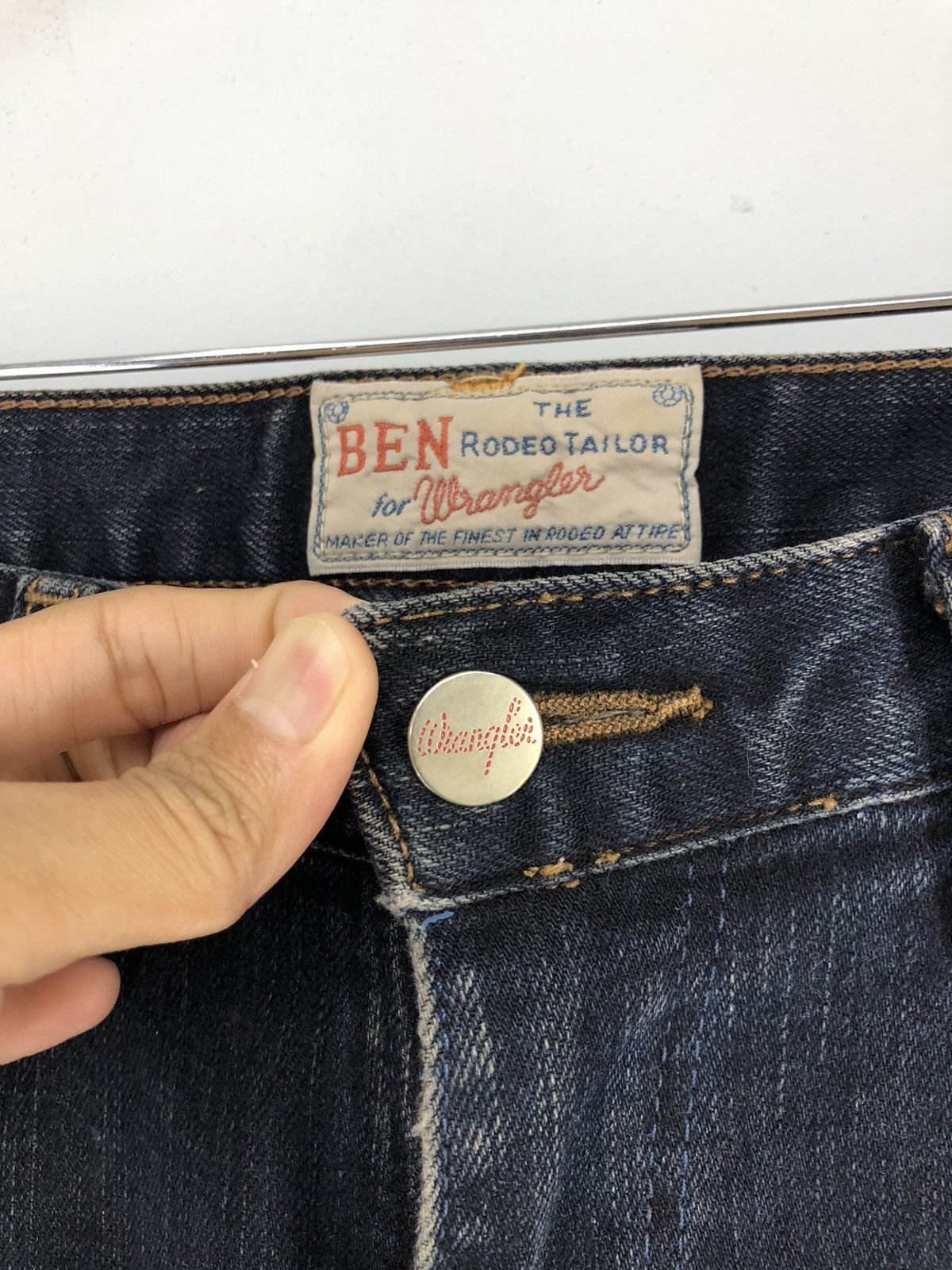Wrangler Vintage Wrangler Blue Bell Faded Dark Blue Jeans Size US 30 / EU 46 - 7 Thumbnail