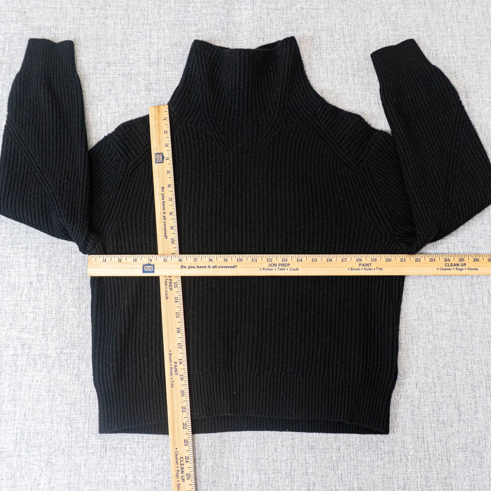Rag & Bone Rag & Bone Cashmere Ribbed Turtleneck Sweater Black sz Small Size S / US 4 / IT 40 - 9 Thumbnail