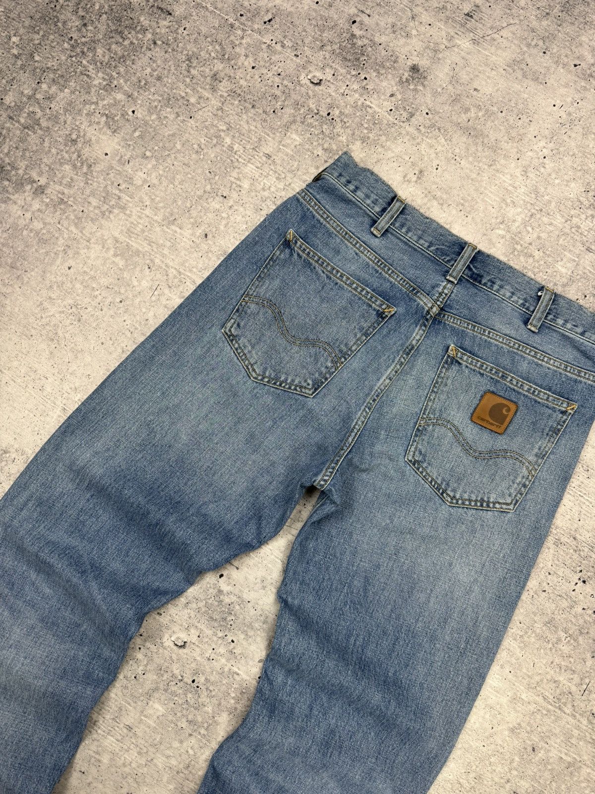 Carhartt Vintage Carhartt WIP Marlow Pant Stonewashed Denim Jeans Size US 29 - 18 Thumbnail