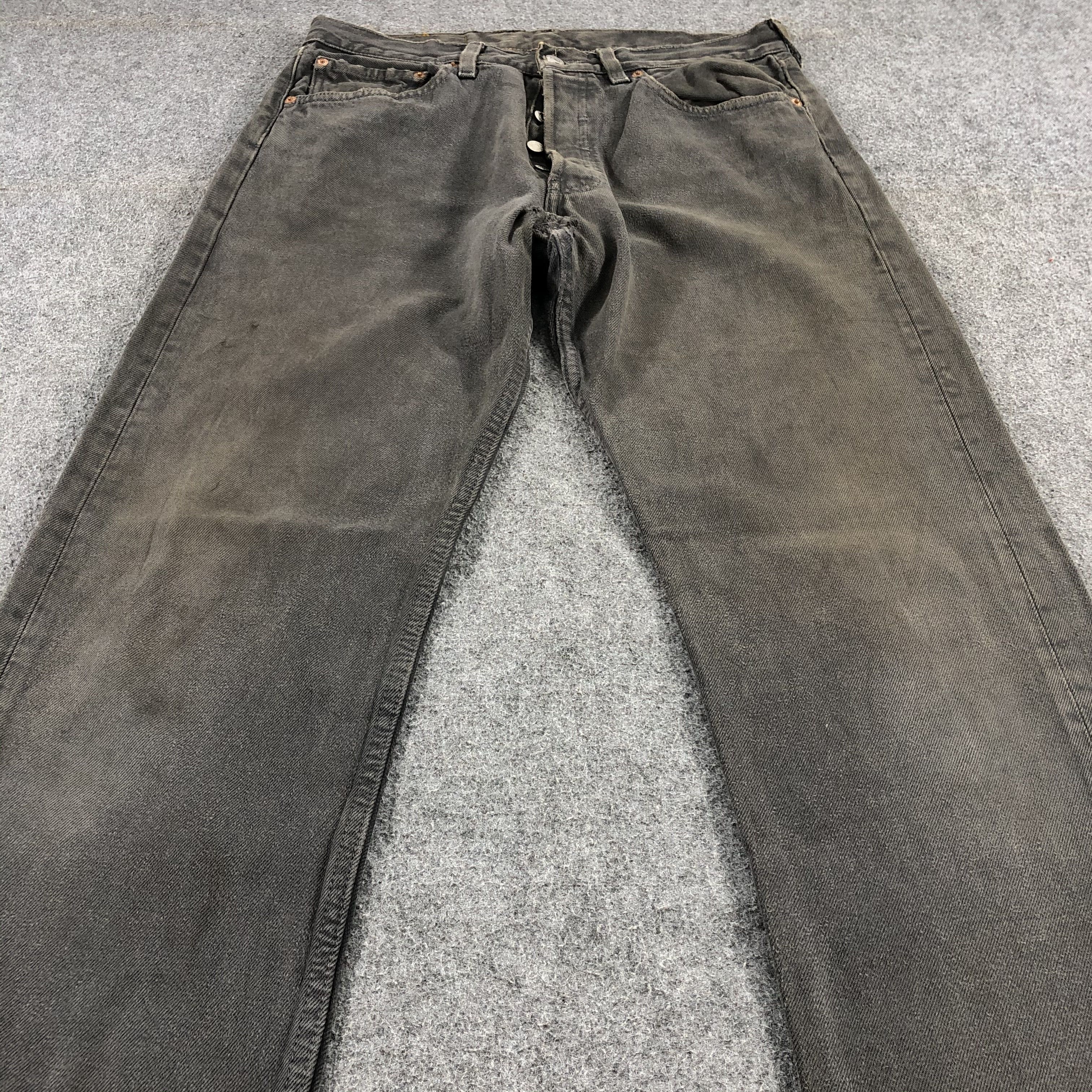 Levi's Vintage 90s Distress Levis 501 Jeans-JM1506 Size US 32 / EU 48 - 3 Thumbnail