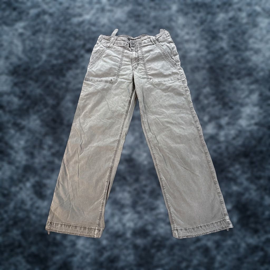 Vintage American Eagle Jeans Stovepipe Womens Size 6 Short Stretch Distressed Gray Size 28" / US 6 / IT 42 - 1 Thumbnail