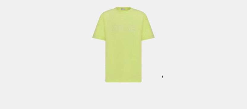 o1w1db10824 Relaxed Fit T-Shirt in Yellow