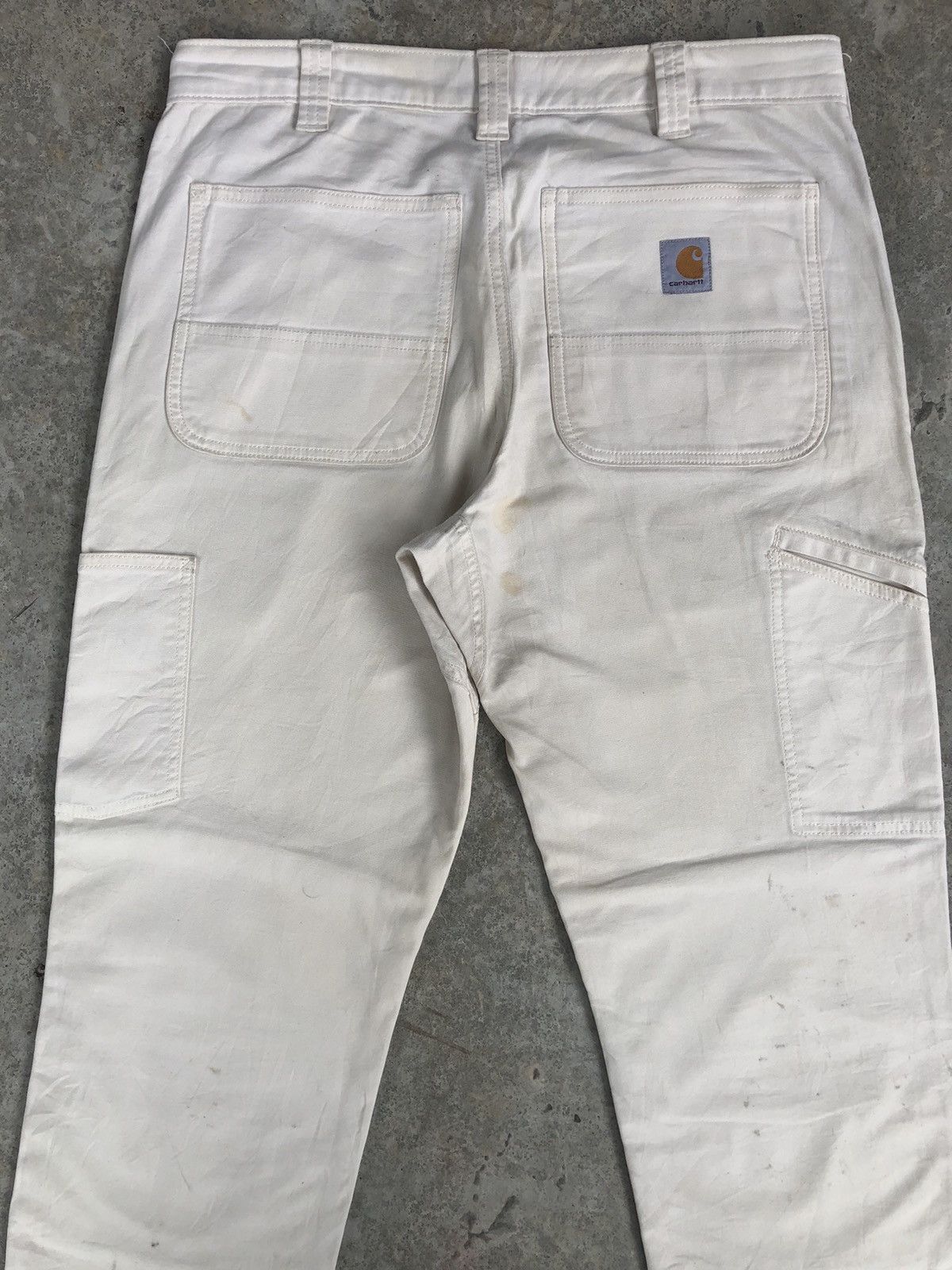 Carhartt Carharrt Double Knee Distressed Jeans Size US 33 - 11 Thumbnail