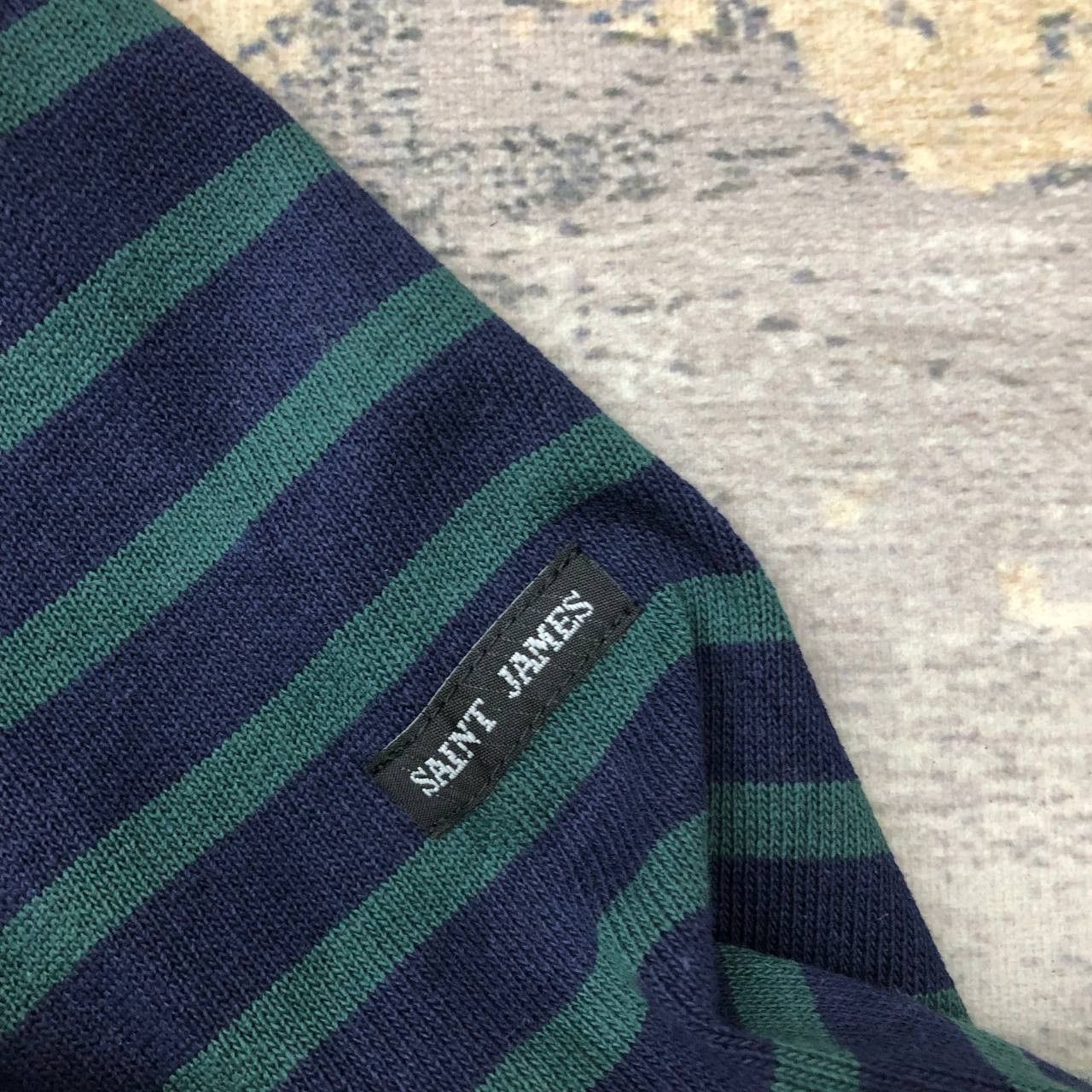 Saint James T193 MADE IN FRANCE SAINT JAMES L'ATELIER STRIPED TEE Size US M / EU 48-50 / 2 - 5 Thumbnail