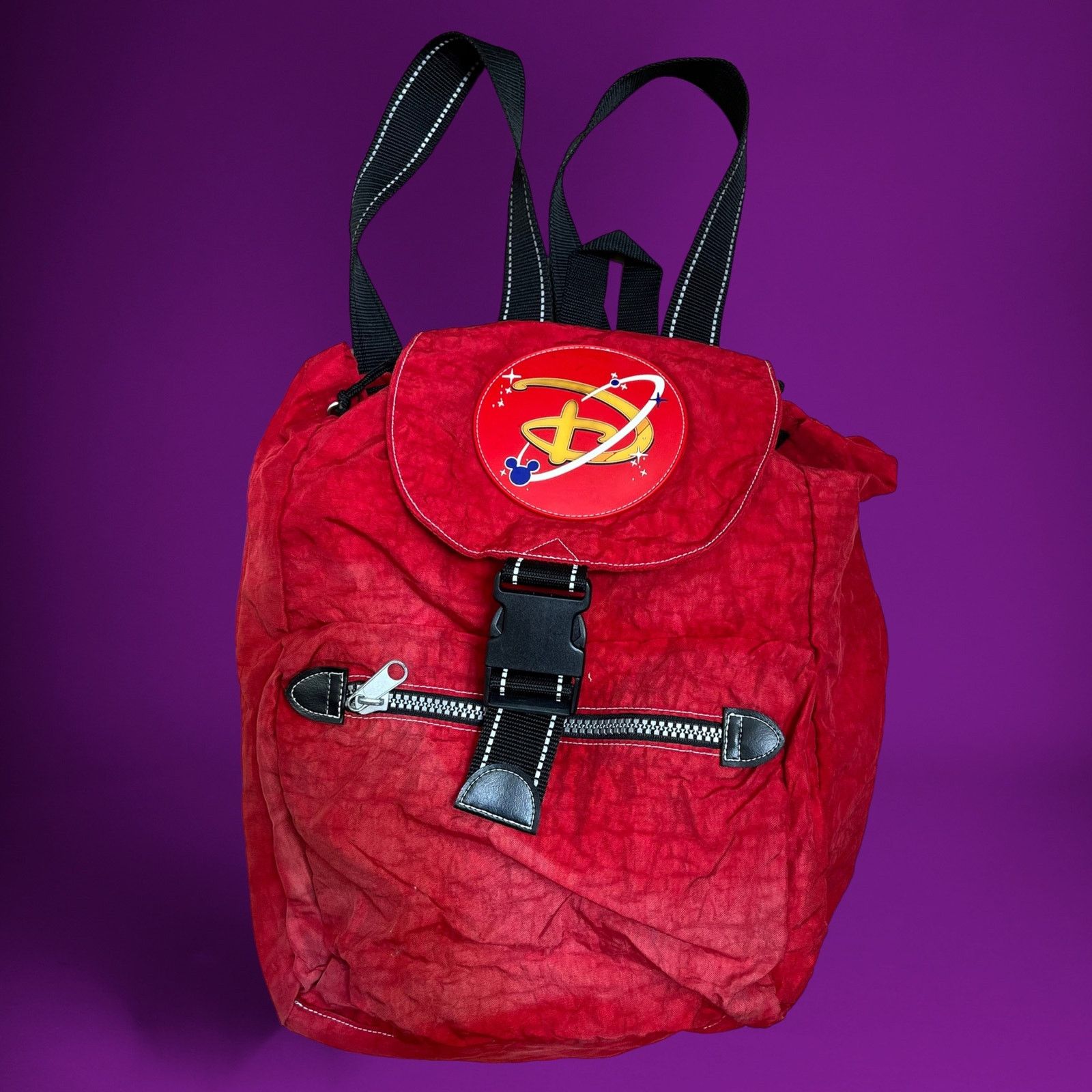 Disney Vintage Disneyland Disney Parks Adjustable Straps Back Pack Size ONE SIZE - 3 Thumbnail