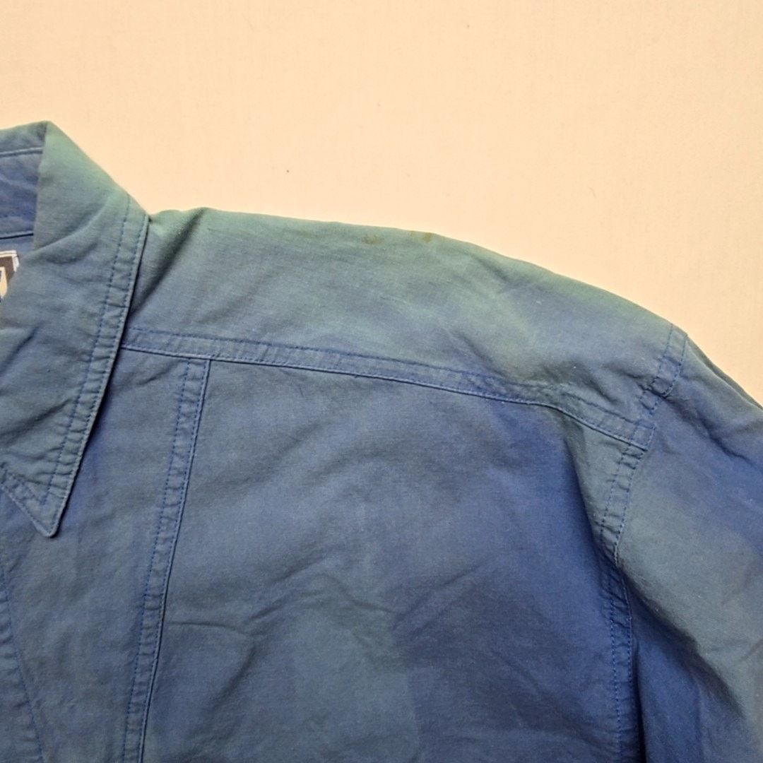 Bugle Boy Vintage Bugle Boy Blue Button-Up Logo Patch M Shirt 90s Size US XL / EU 56 / 4 - 8 Thumbnail