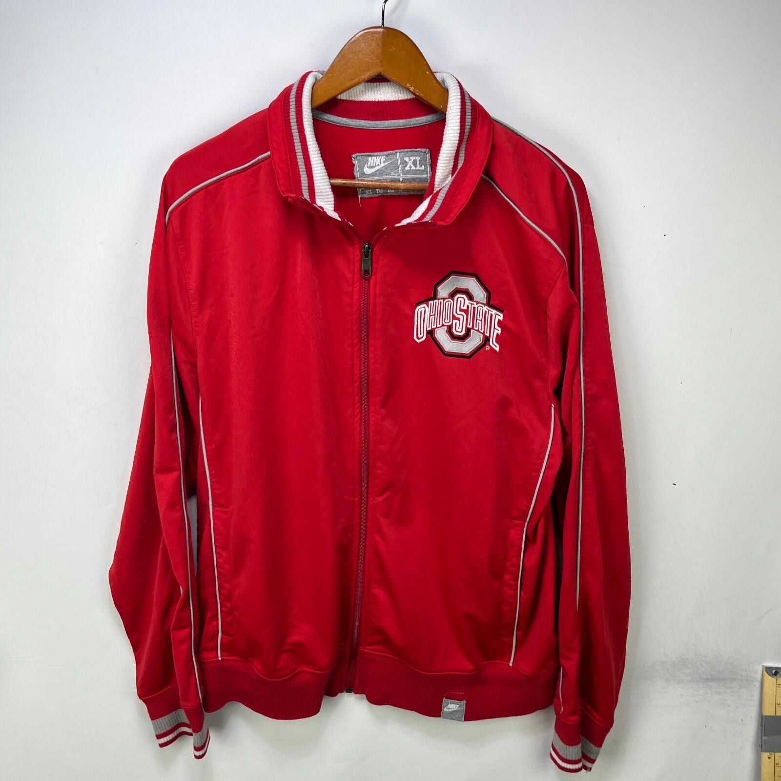 Other Vintage Nike Ohio State Buckeyes Track Jacket XL Size ONE SIZE - 1 Thumbnail