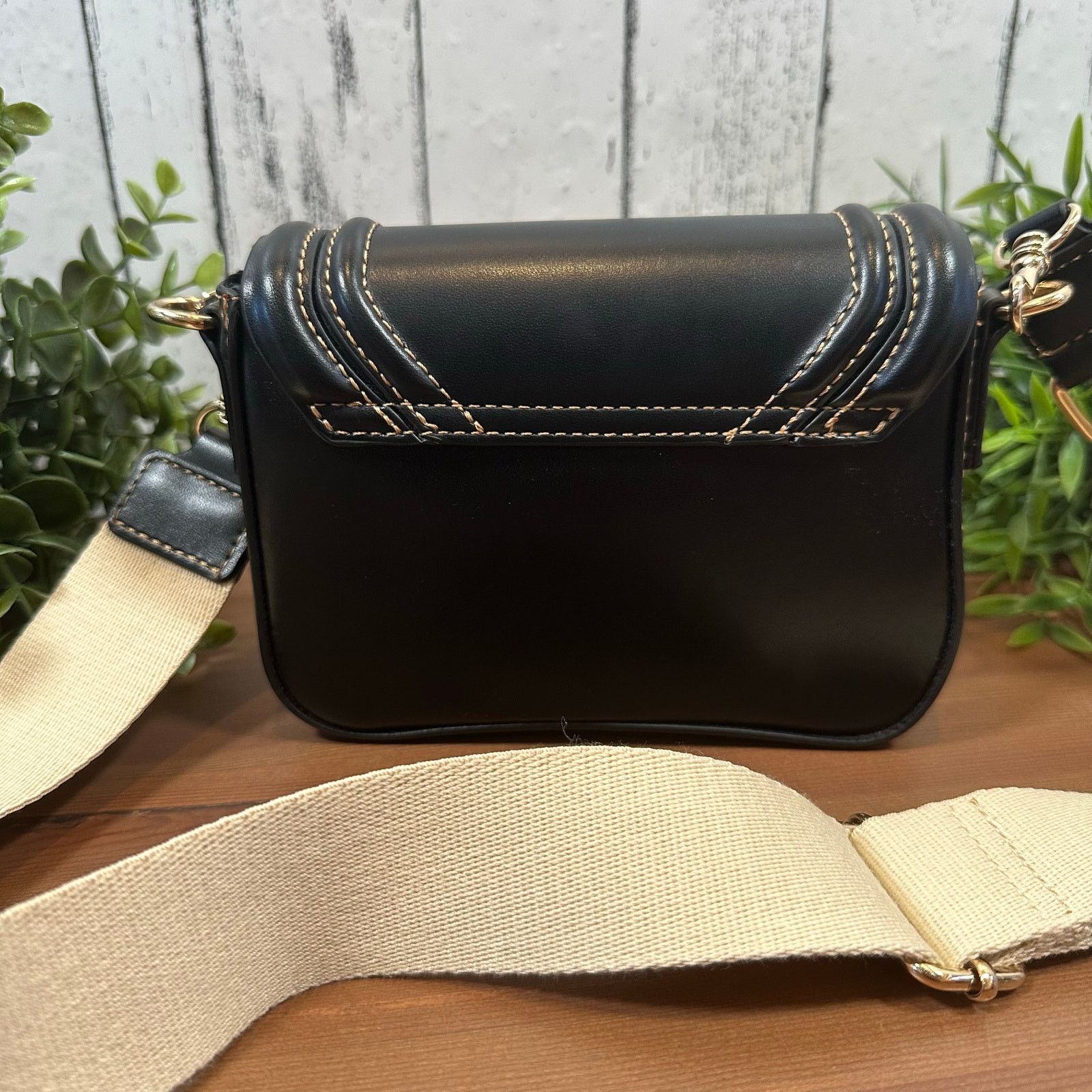 Zara Zara Basic Mini Crossbody Bag Black Magic State Size ONE SIZE - 4 Thumbnail