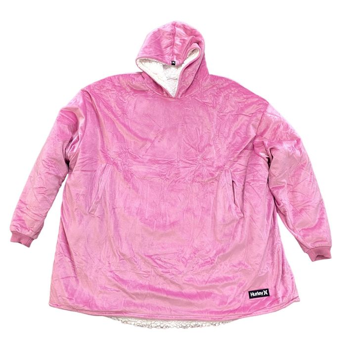 Hurley Hurley Oversized Snuggle Full Body Hoodie in Pink