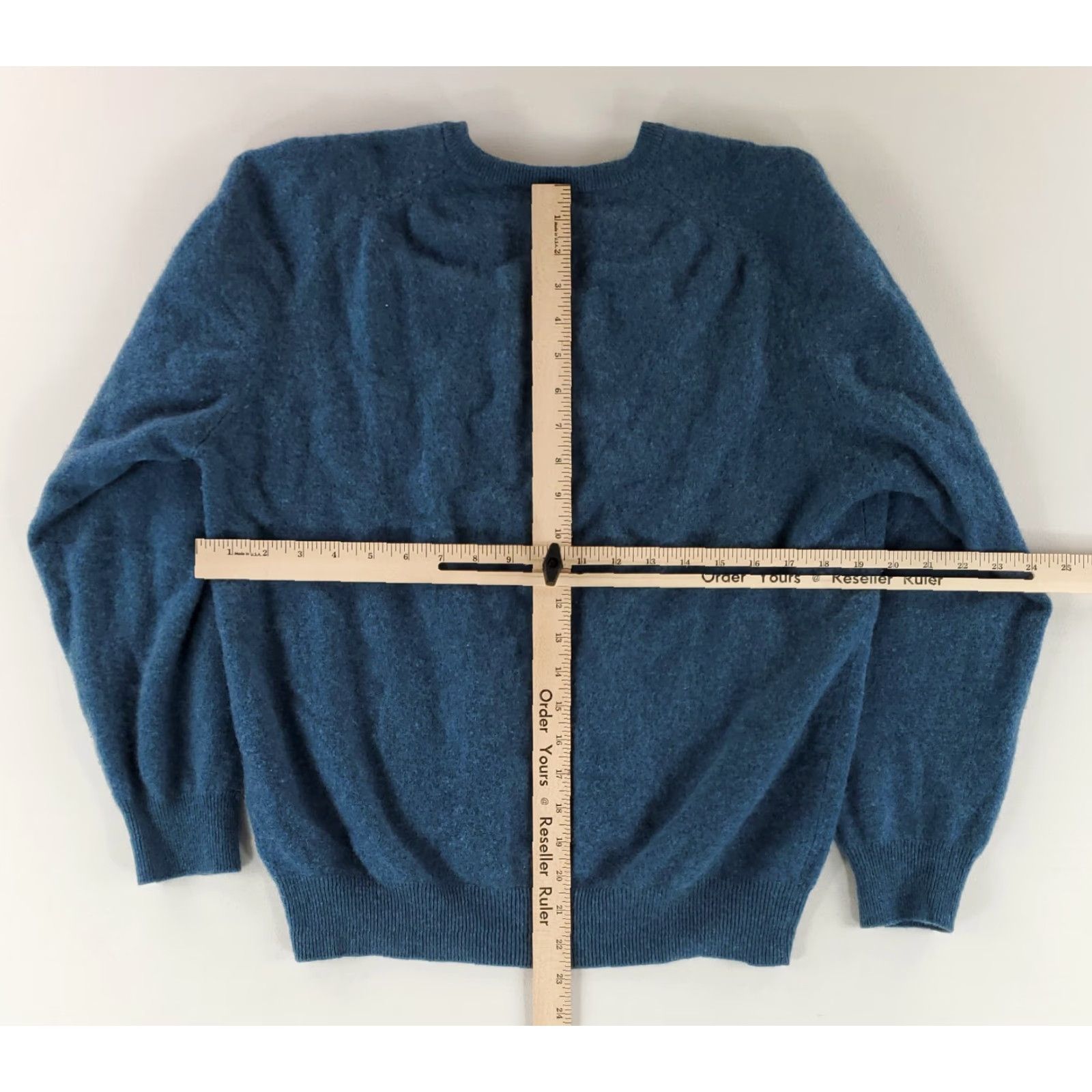 Vintage Braemar Sweater 100% Cashmere V Neck Blue Long Sleeve Mens M Size US M / EU 48-50 / 2 - 4 Thumbnail