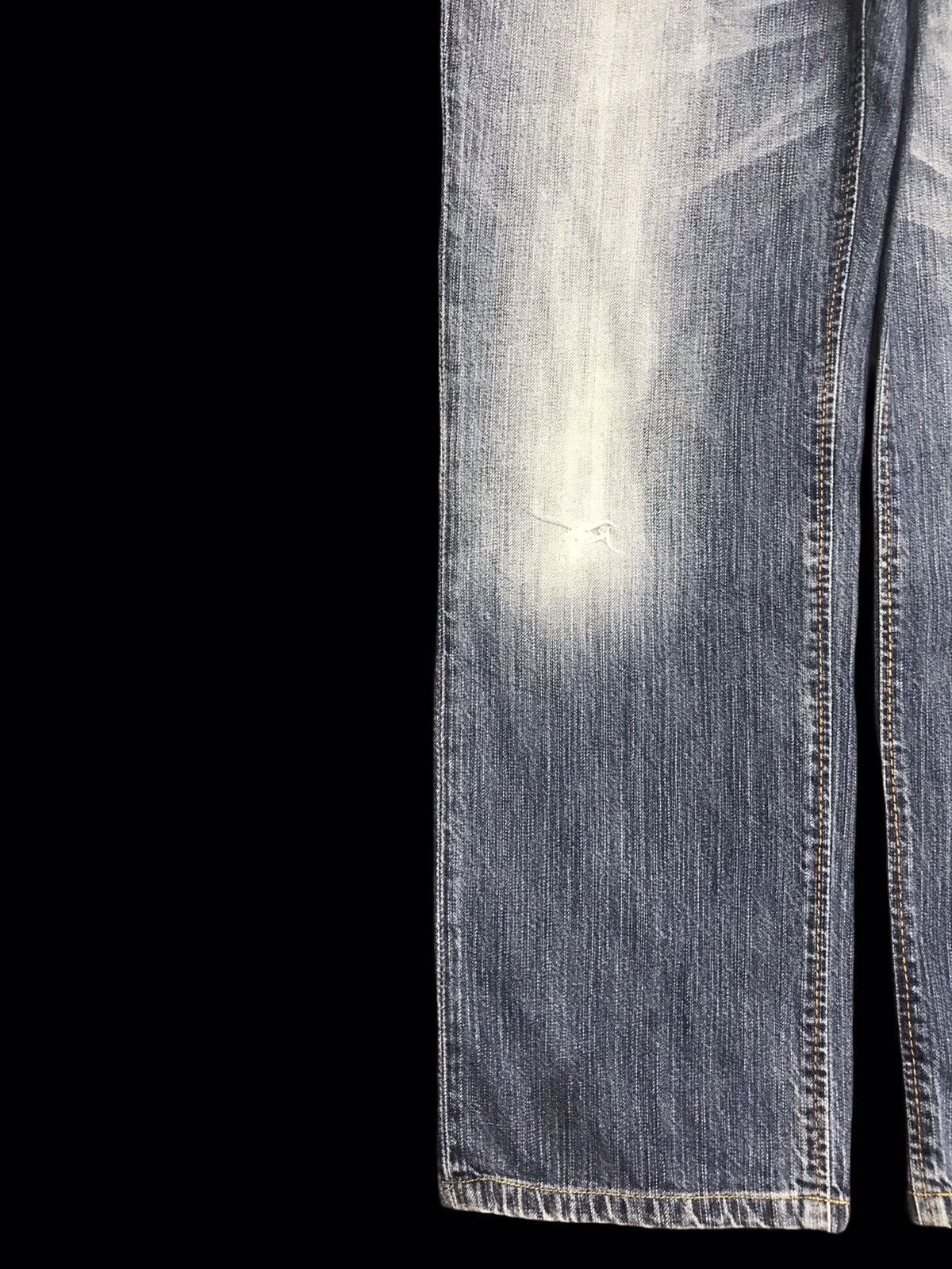 Edwin Gold Rush Edwin Medium Wash Distressed Denim F128 Size US 33 - 5 Thumbnail