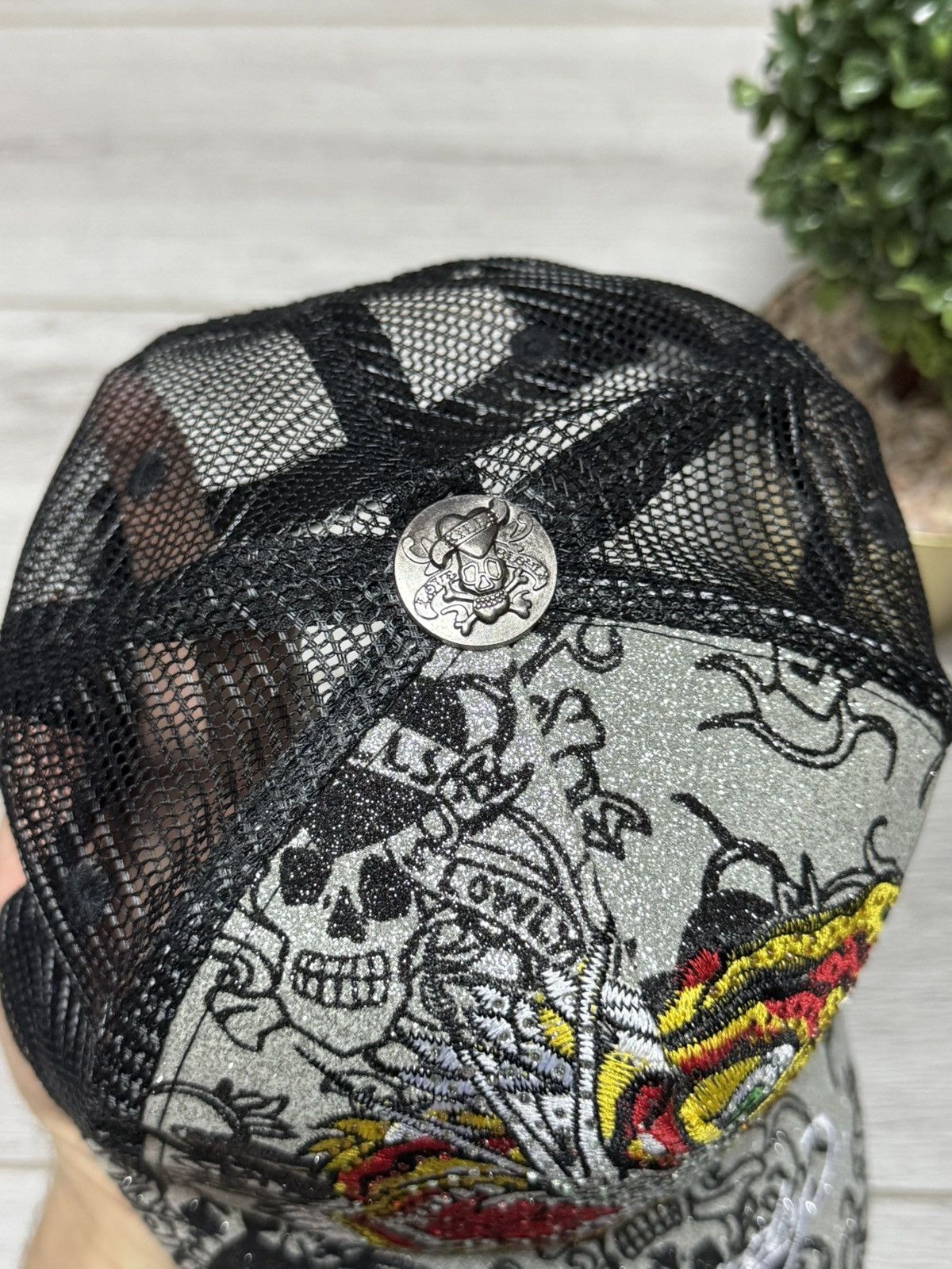 Ed Hardy Ed Hardy vintage tiger 🐯 trucker mesh cap hat eb0 Size ONE SIZE - 4 Thumbnail