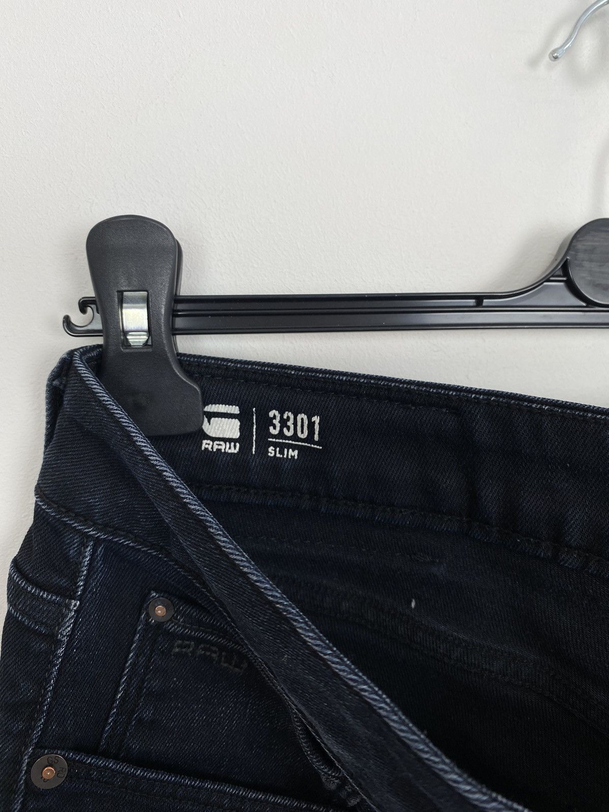 G-Star G-Star Raw 3301 Slim Denim Stretch Jeans Men’s Size W34 L32 Size US 34 / EU 50 - 6 Thumbnail