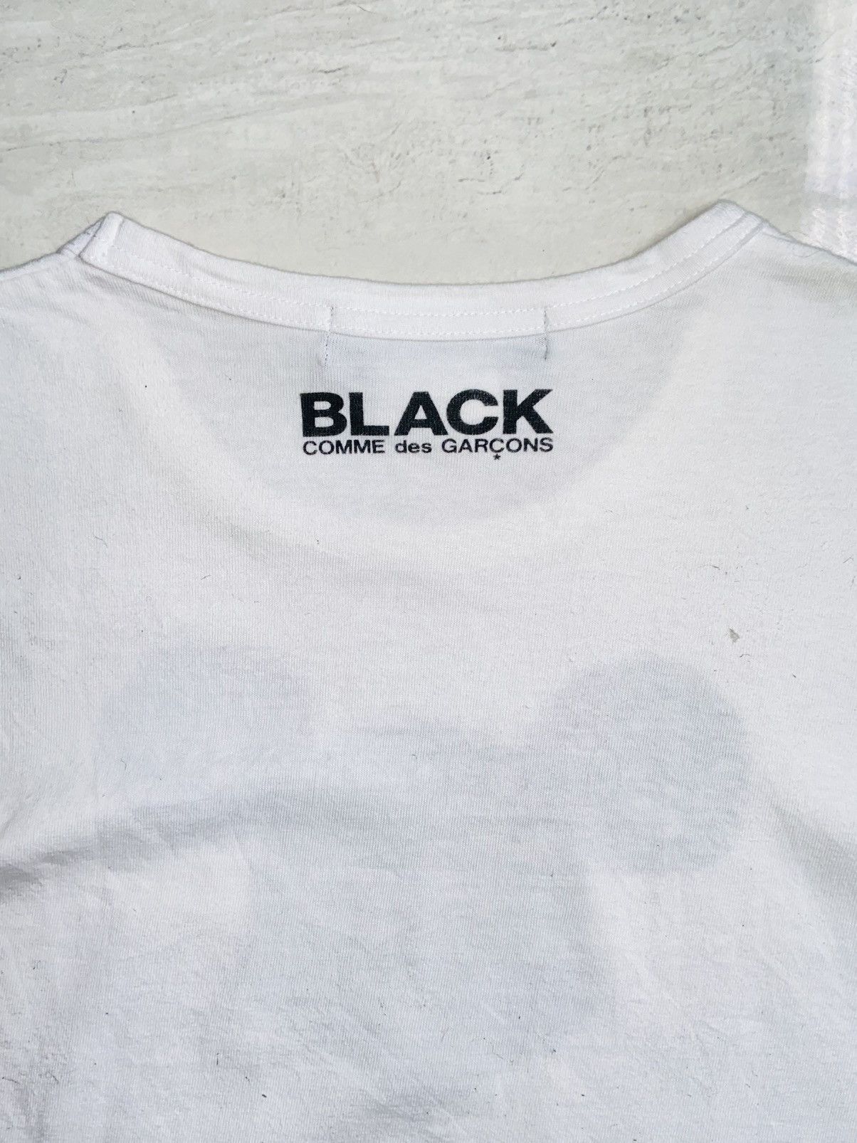 Comme des Garcons Black COMME DES GARCONS BLACK ( white t-shirt ) Size US M / EU 48-50 / 2 - 7 Thumbnail