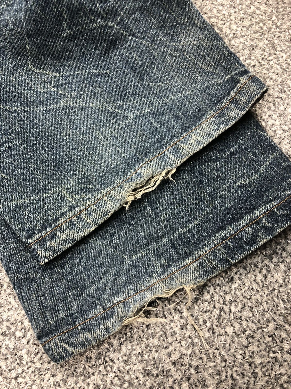 Japanese Brand Vintage Y2K Japanese Brands Jack Serika Sashiko Baggy Jeans Size US 31 - 10 Thumbnail