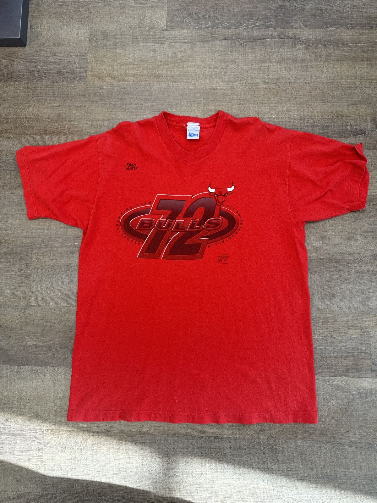 NBA × Salem Sportswear × Vintage Vintage Chicago Bulls T Shirt Size US L / EU 52-54 / 3 - 1 Thumbnail