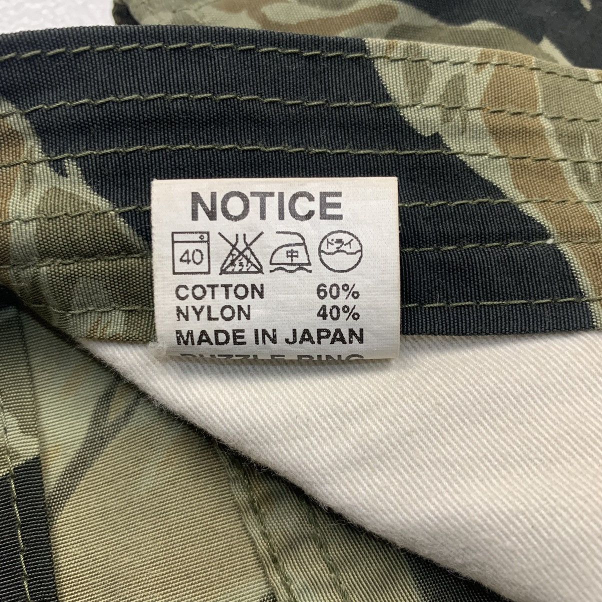 Sassafras tiger stripe nylon utility short pants