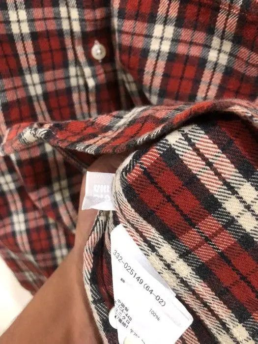 Flannel × Japanese Brand Japanese Brand Uniqlo Plaid Tartan Flannel Shirt 👕 Size US L / EU 52-54 / 3 - 3 Thumbnail