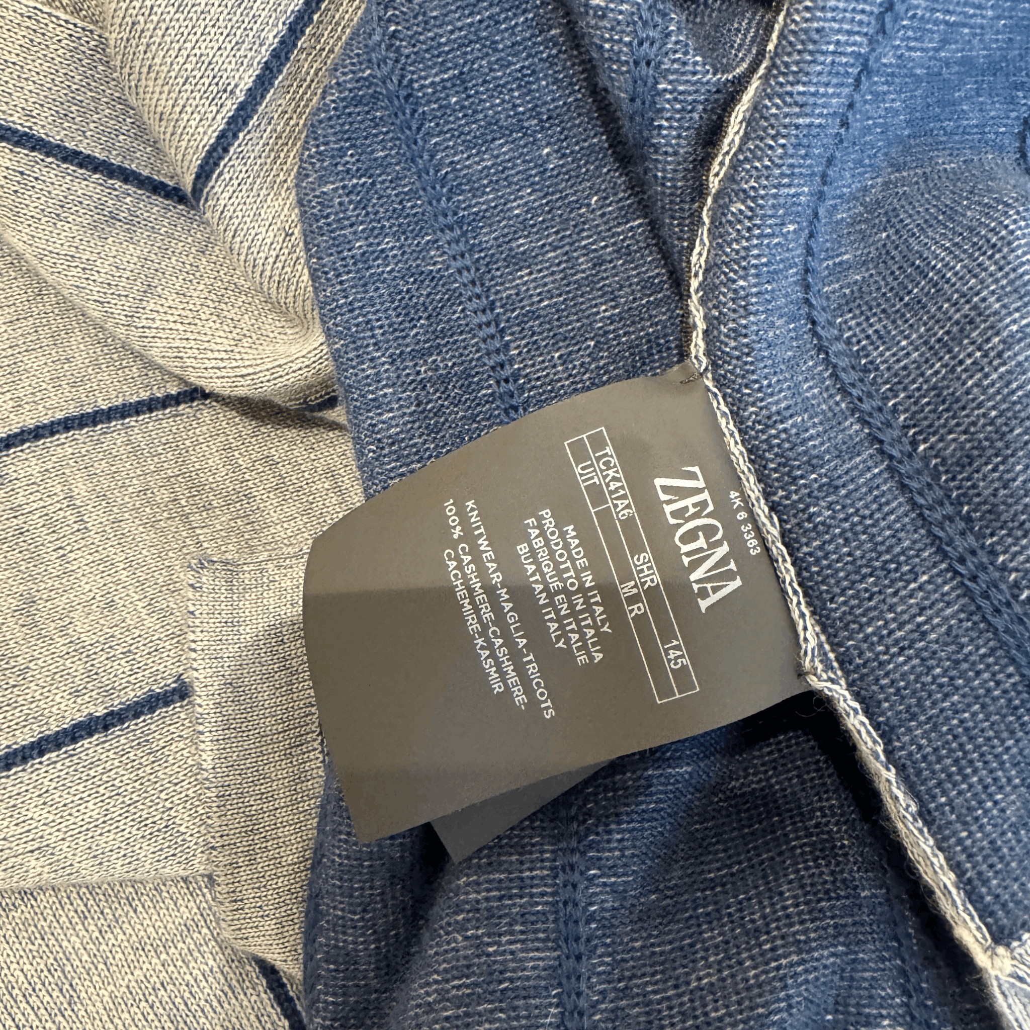 Ermenegildo Zegna × The Elder Statesman Cashmere Striped Cardigan Overshirt Size US M / EU 48-50 / 2 - 5 Thumbnail
