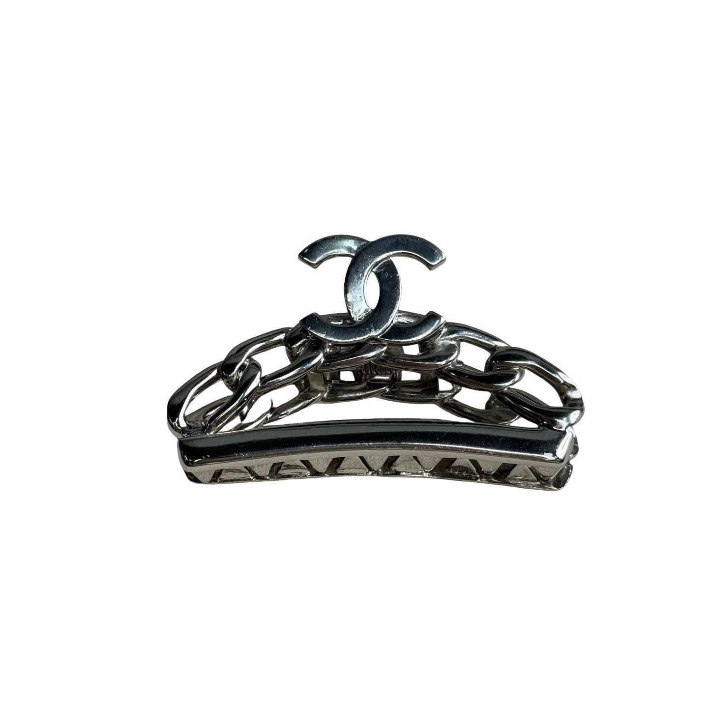 Chanel Chanel CC Logo Chain Hair Claw Clip One Size Size ONE SIZE - 1 Thumbnail