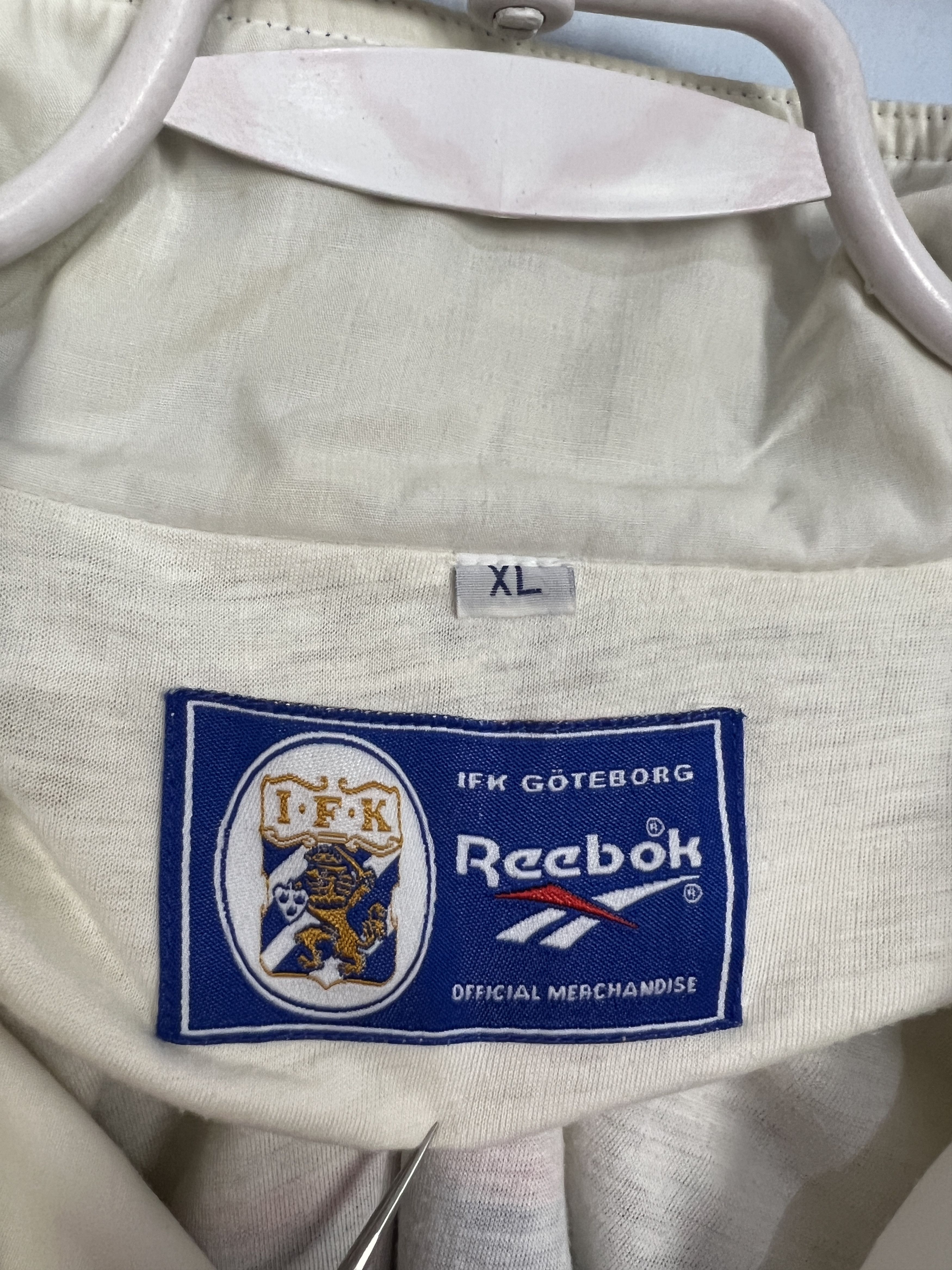 Reebok Vintage 90s Reebok IFK Goteborg Football Jacket Soccer Track Size US XL / EU 56 / 4 - 7 Thumbnail
