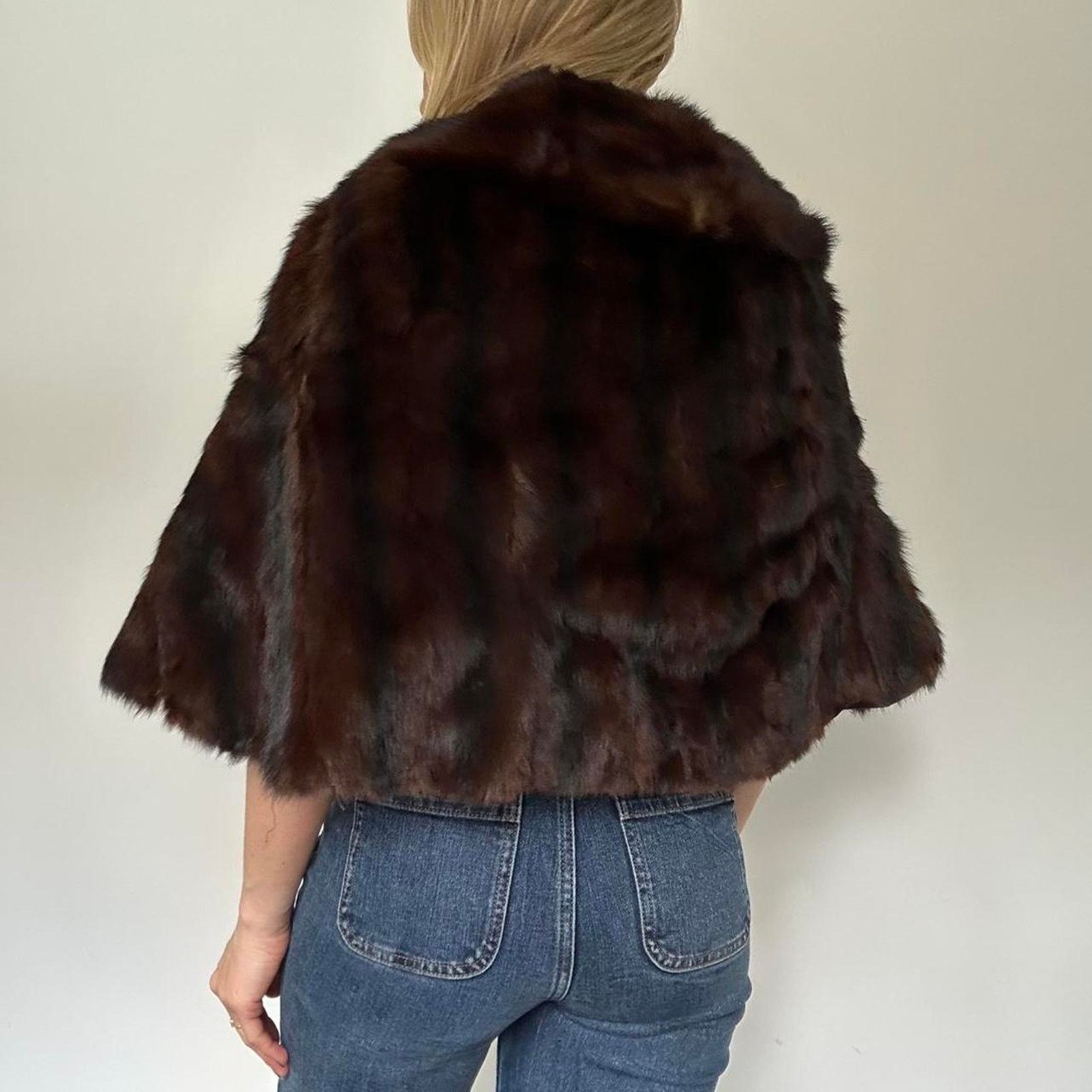 Other Vintage Fur Cape / Capelet (One Size) Size ONE SIZE - 5 Thumbnail