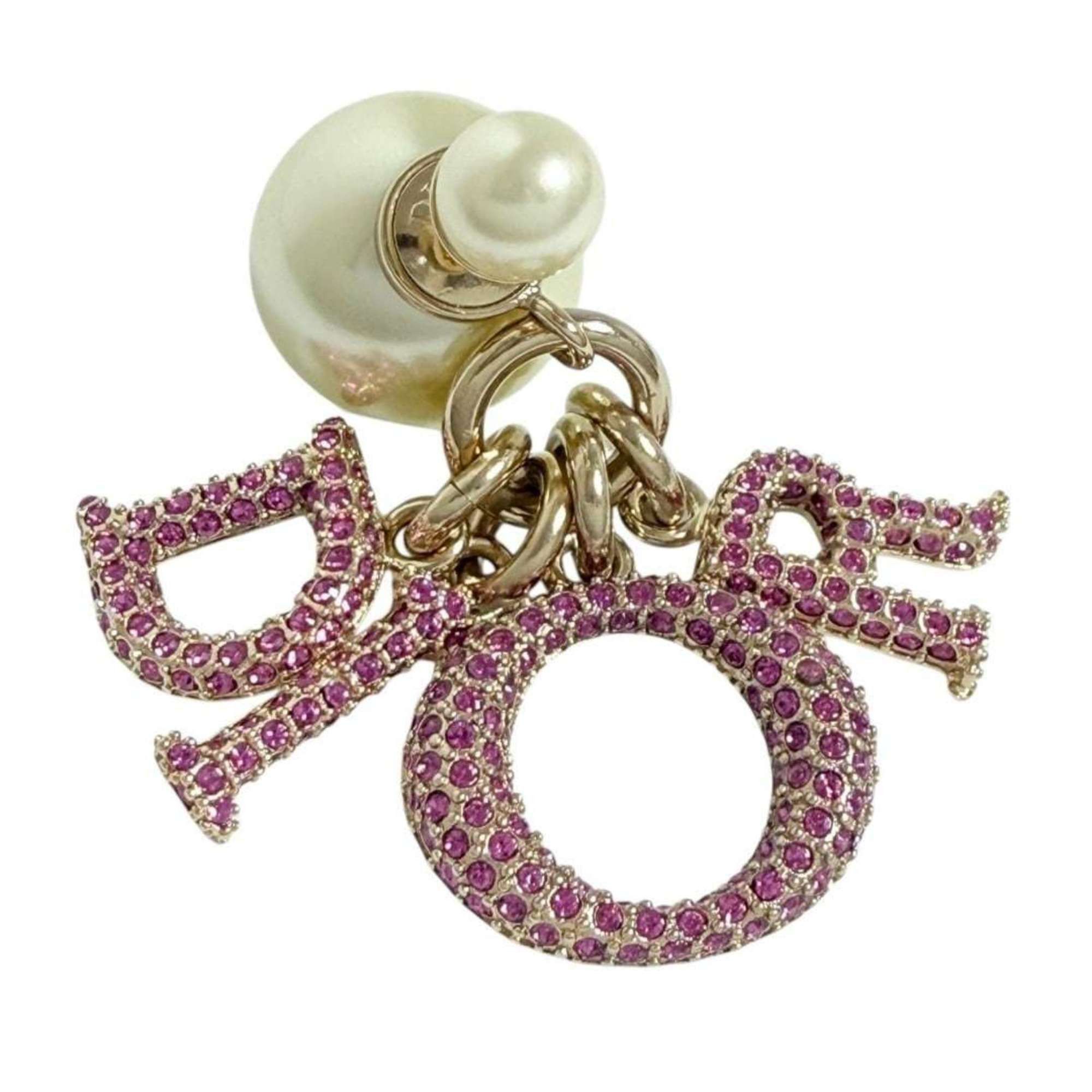 Dior Christian Dior Dior Women's Tribal Single Earring, Pink Size ONE SIZE - 1 Thumbnail