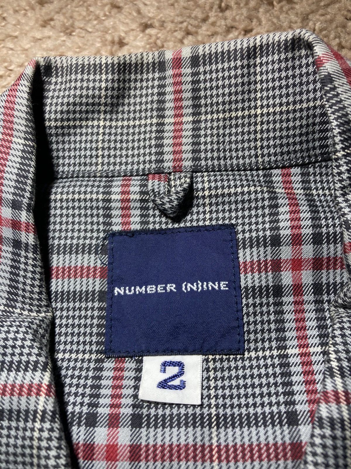 Number (N)ine 1998 Number (N)ine Prince of Wales Shirt Jacket 98 90s Plaid Size US M / EU 48-50 / 2 - 3 Thumbnail