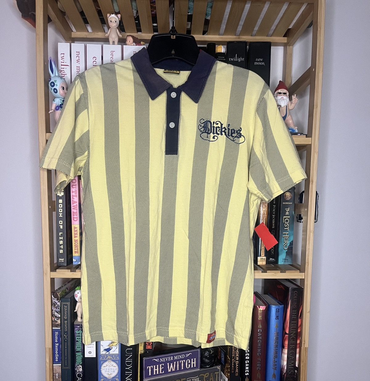 Dickies × Vintage Vintage Y2K Dickies Striped Polo Collar Shirt Size Small Size US S / EU 44-46 / 1 - 1 Thumbnail