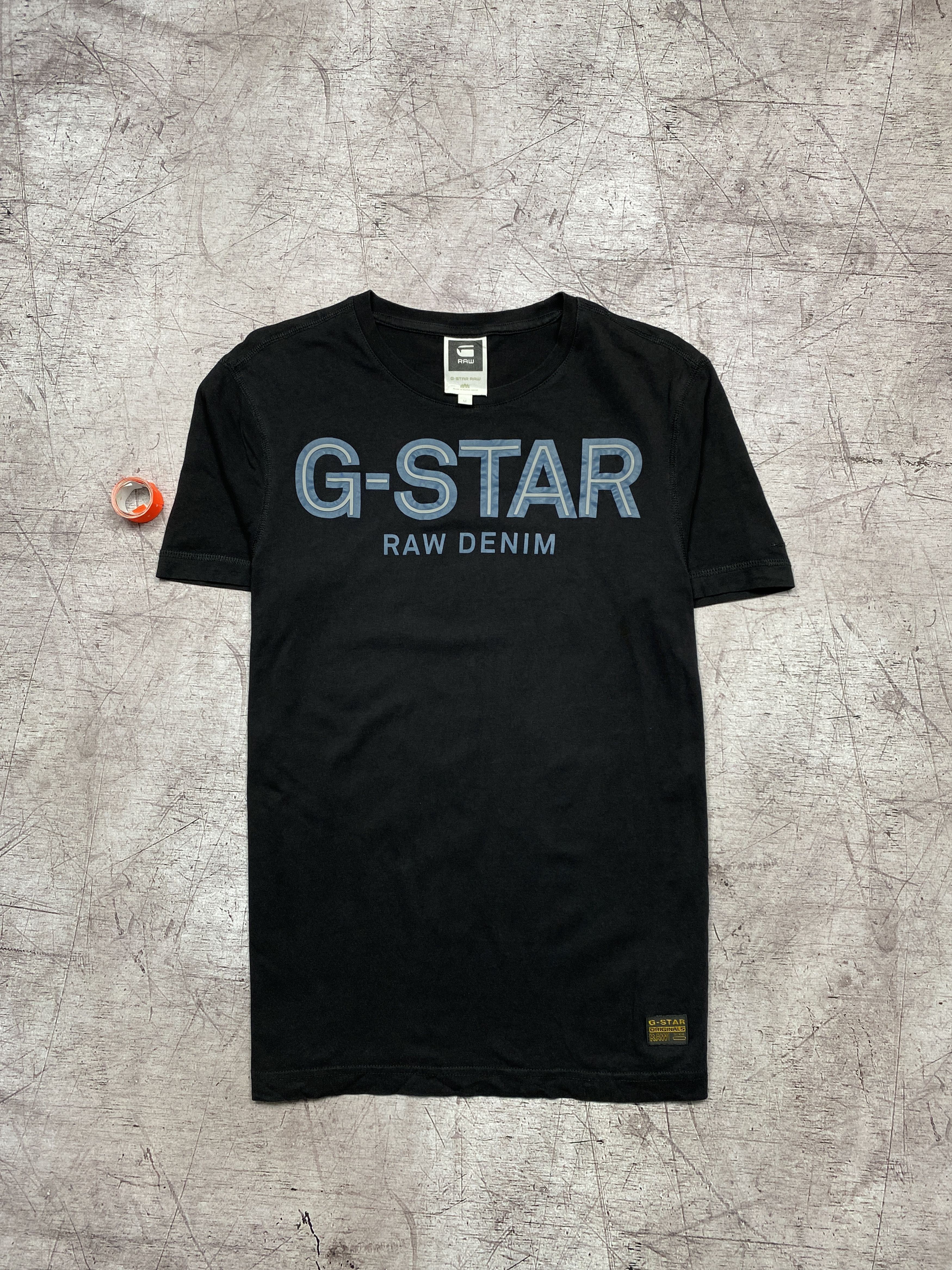 G-Star G Star Raw Vintage Mens Big logo Crew Neck T-Shirt Tee Size US M / EU 48-50 / 2 - 1 Thumbnail