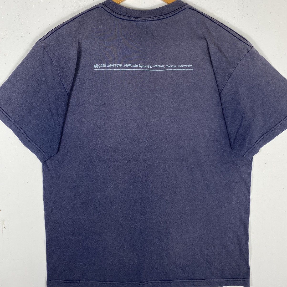 Stussy Vintage 90's STUSSY Skate Team Crazy Faded Tee Size US L / EU 52-54 / 3 - 7 Thumbnail