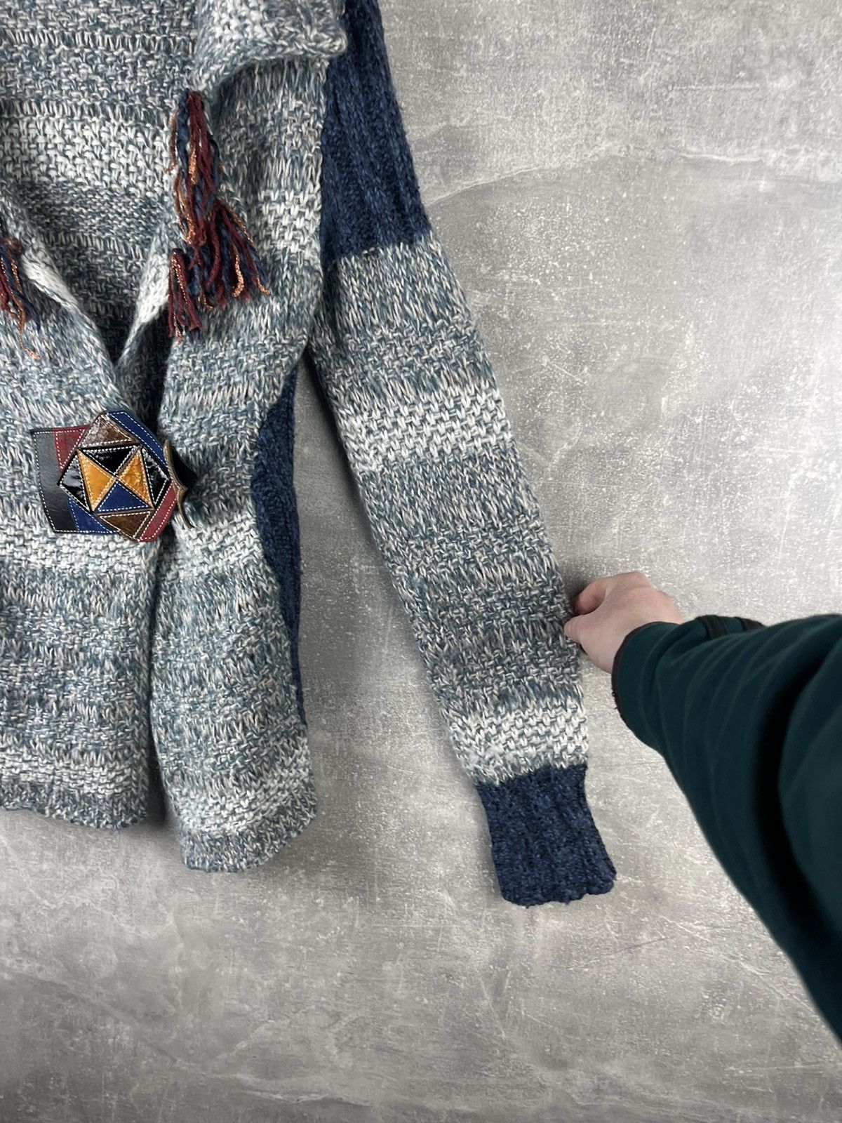 Other Save the Queen Knitted Y2K Cardigan Mohair / Wool Multicolor Size M / US 6-8 / IT 42-44 - 4 Thumbnail