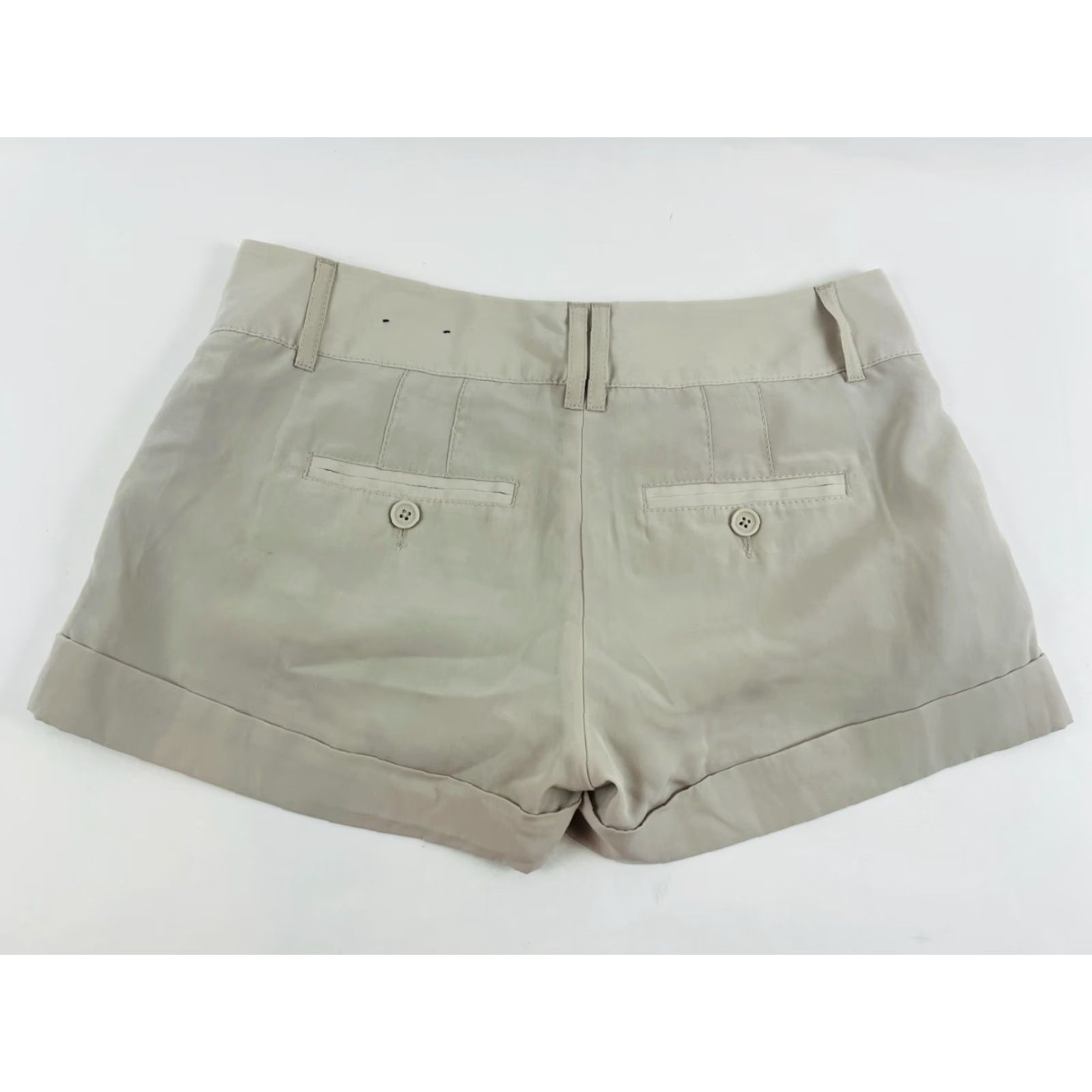 Express Express Shorts Women's Size 2 Tan Silky Hook and Eye Buttoned back Pockets Express Shorts Womens Size 2 Tan Silky Hook & Eye Buttoned back Pockets Size 26" / US 2 / IT 38 - 2 Thumbnail