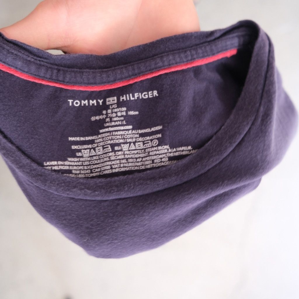 Tommy Hilfiger Tommy Hilfiger Navy Blue Short Sleeve T-Shirt Size L Size US L / EU 52-54 / 3 - 2 Thumbnail