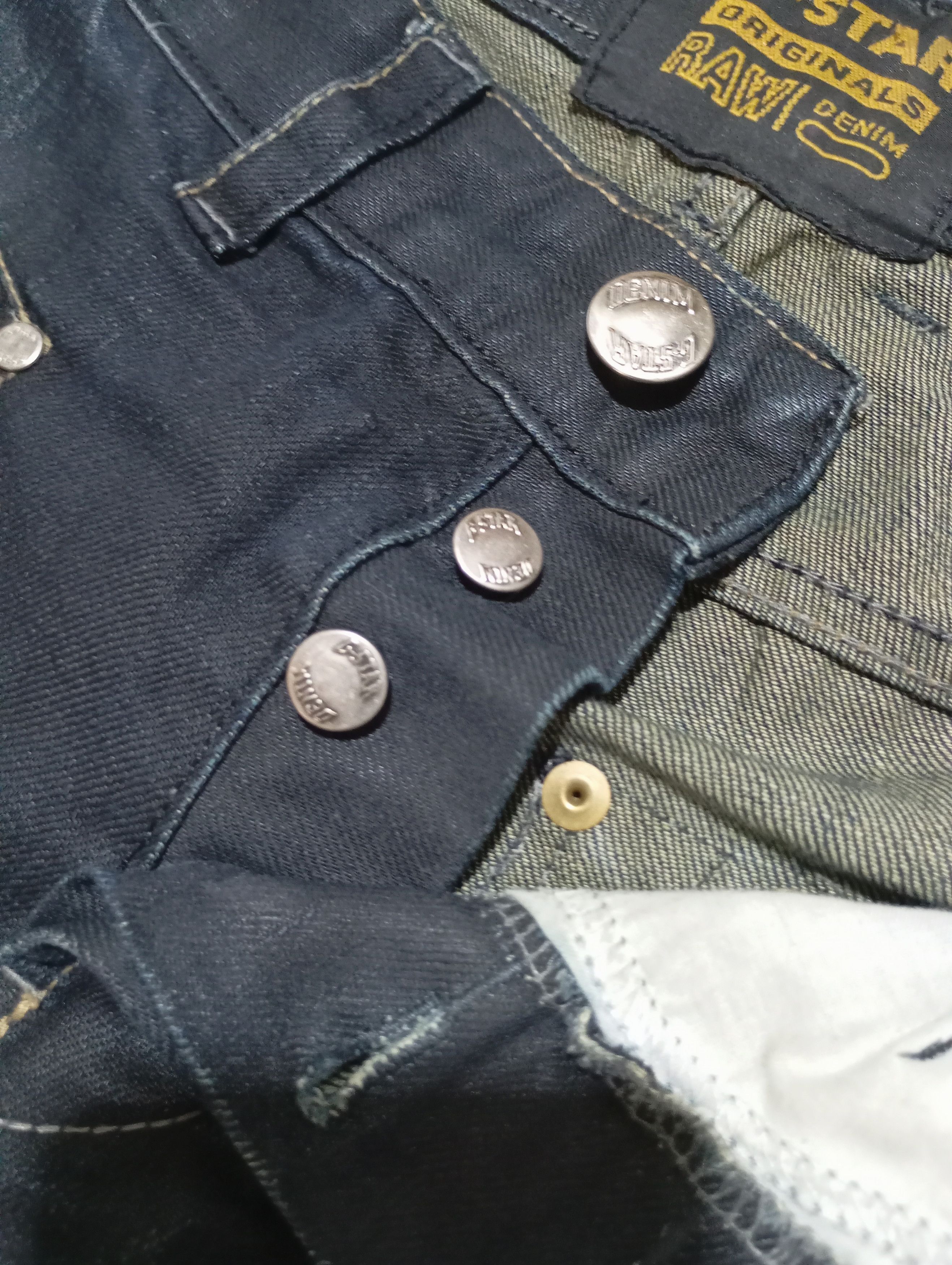 G-Star G star Raw Waxed Baggy Flared Hype Vintage Pants Size US 31 - 9 Thumbnail