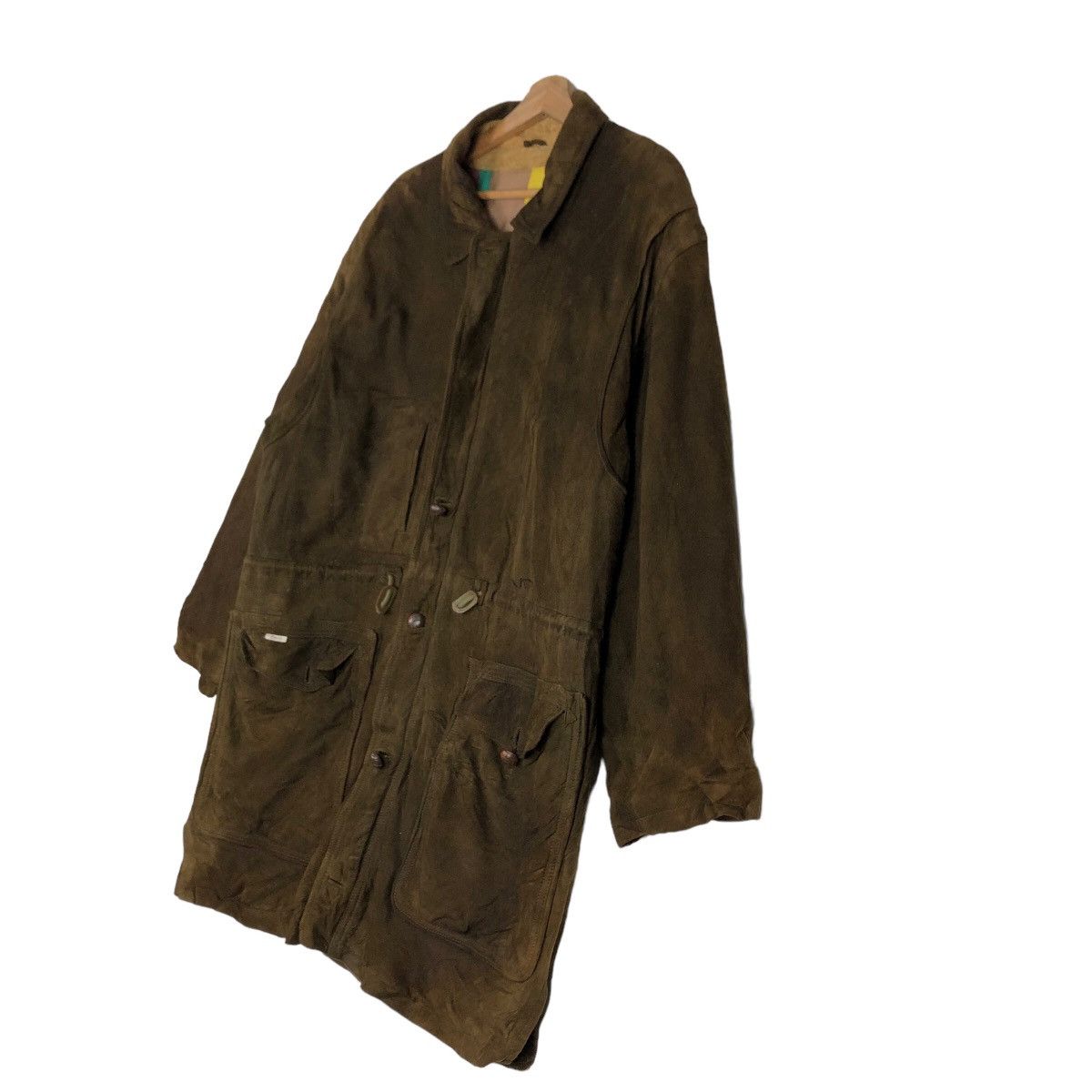 Japanese Brand 🔥Vintage Leather Jacket Rare Papas Issey Miyake Japan Size US M / EU 48-50 / 2 - 3 Thumbnail