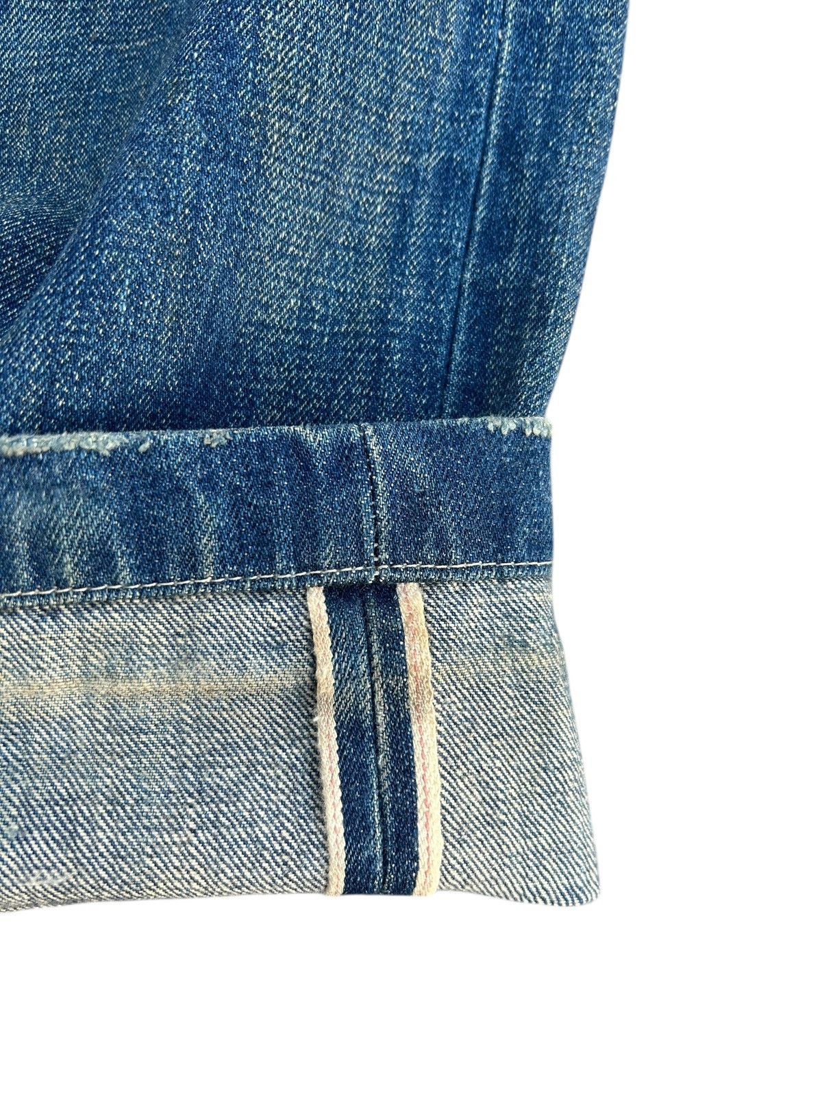 Kaws Thrashed Original Fake Kaws Selvedge Denim Jeans Size US 34 / EU 50 - 3 Thumbnail
