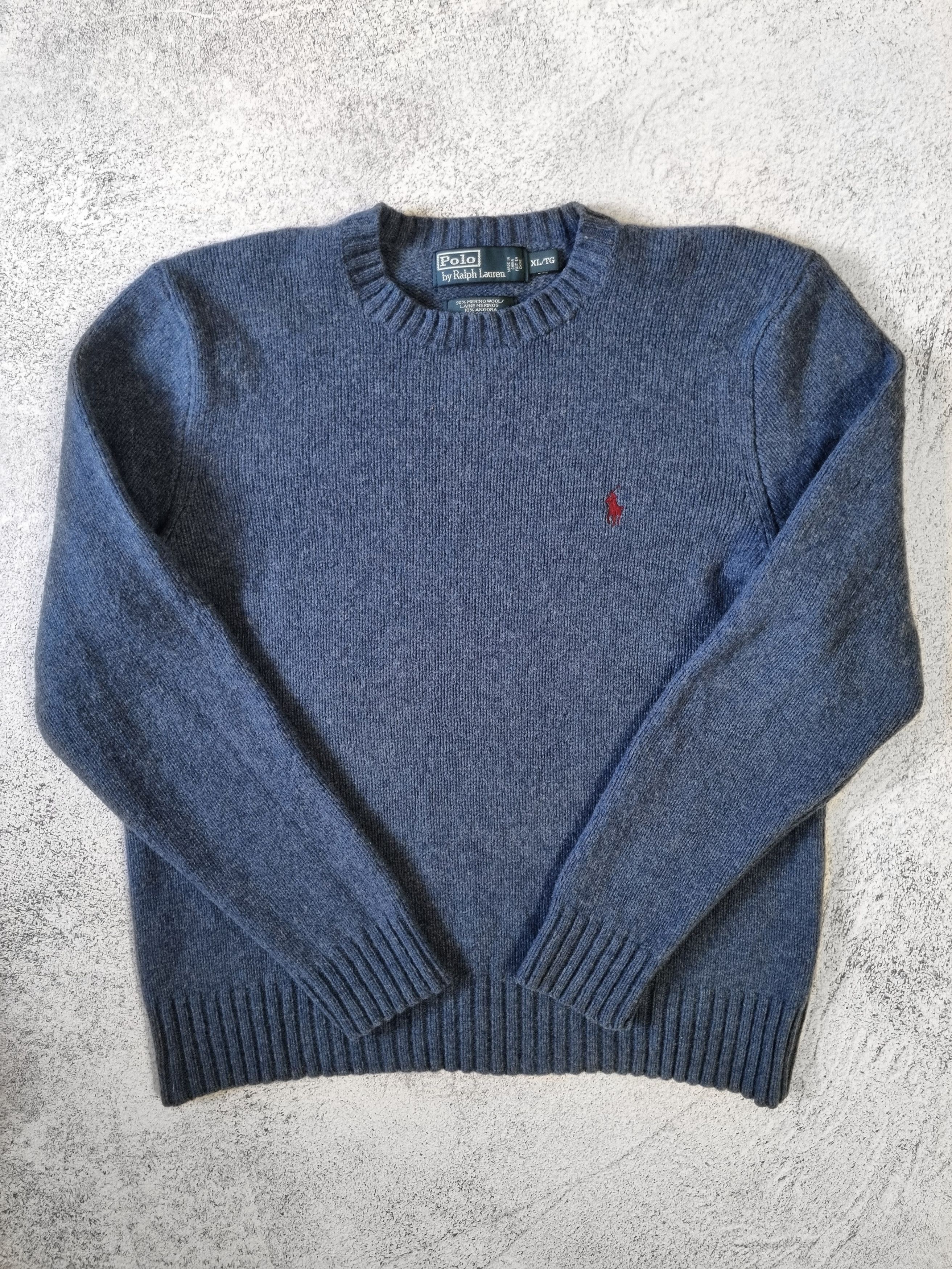Polo Ralph Lauren Vintage Polo Ralph Lauren Merino Wool Sweater Size US L / EU 52-54 / 3 - 3 Thumbnail