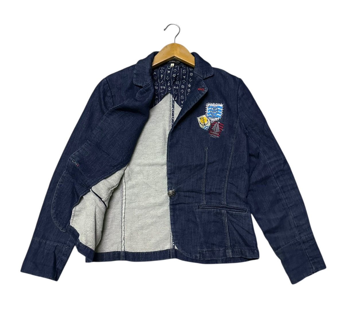 Jean Charles De Castelbajac Catelbajac denim croped jacket Size L / US 10 / IT 46 - 4 Thumbnail