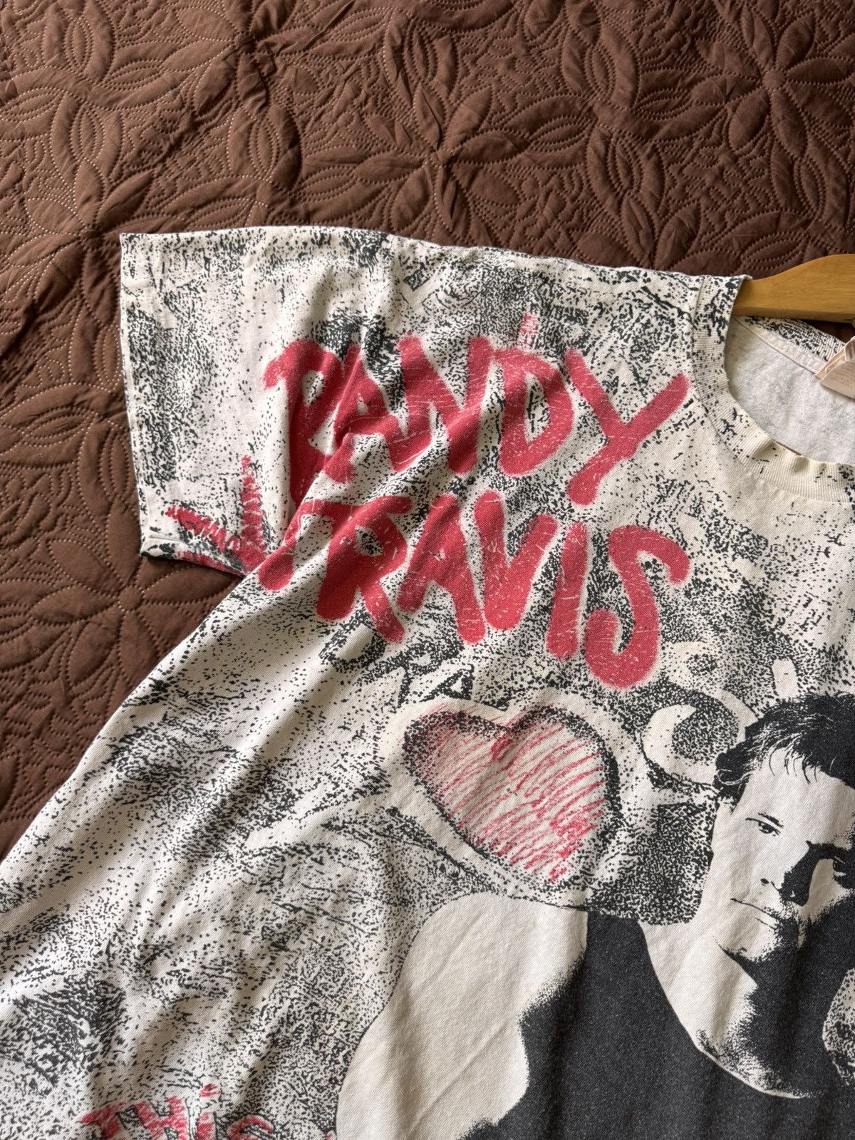 Band Tees vintage 1990s Randy Travis all-over print (AOP) Size US XXL / EU 58 / 5 - 3 Thumbnail