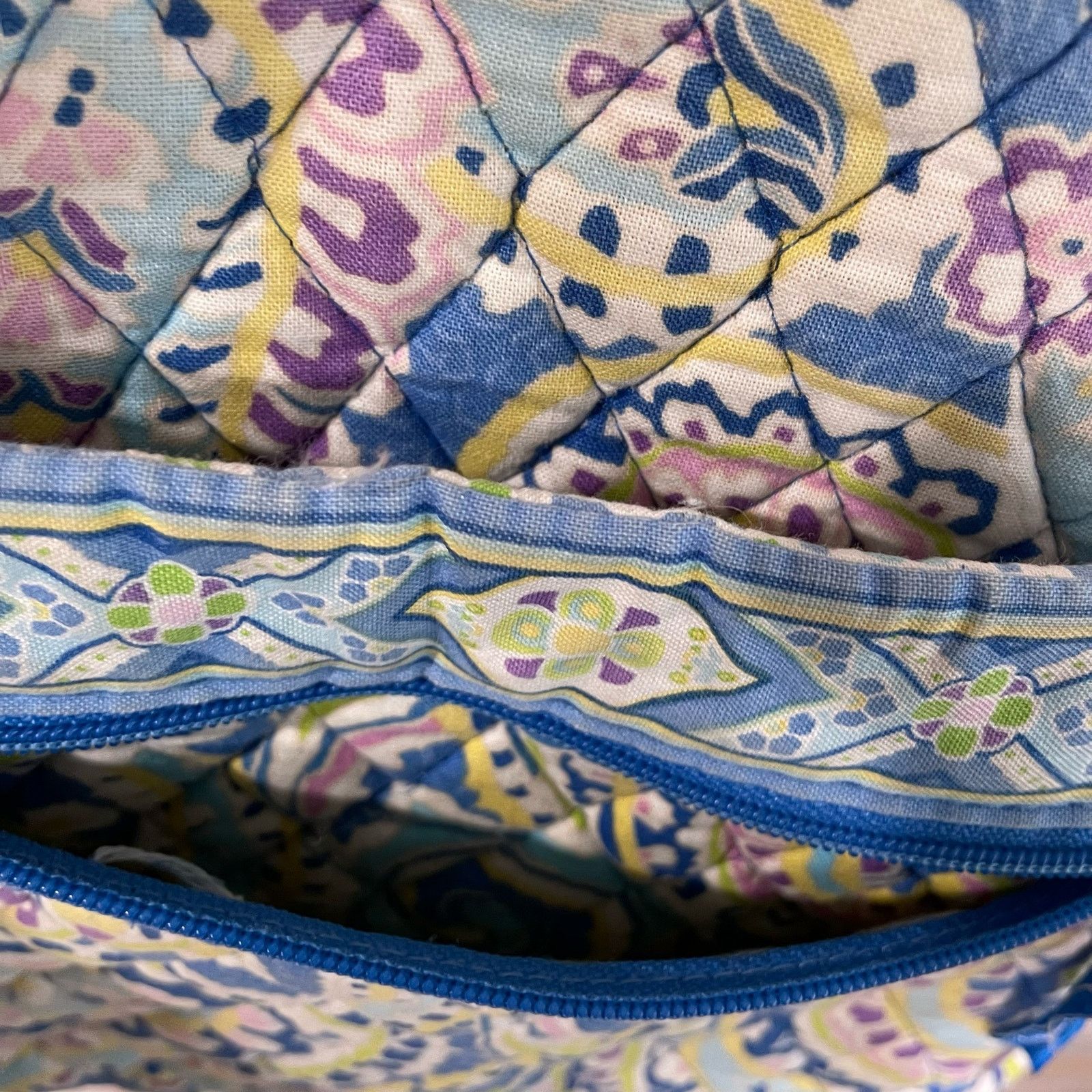 Vera Bradley Vera Bradley Capris Blue Cross Body Bag Paisley y2K Size ONE SIZE - 5 Thumbnail