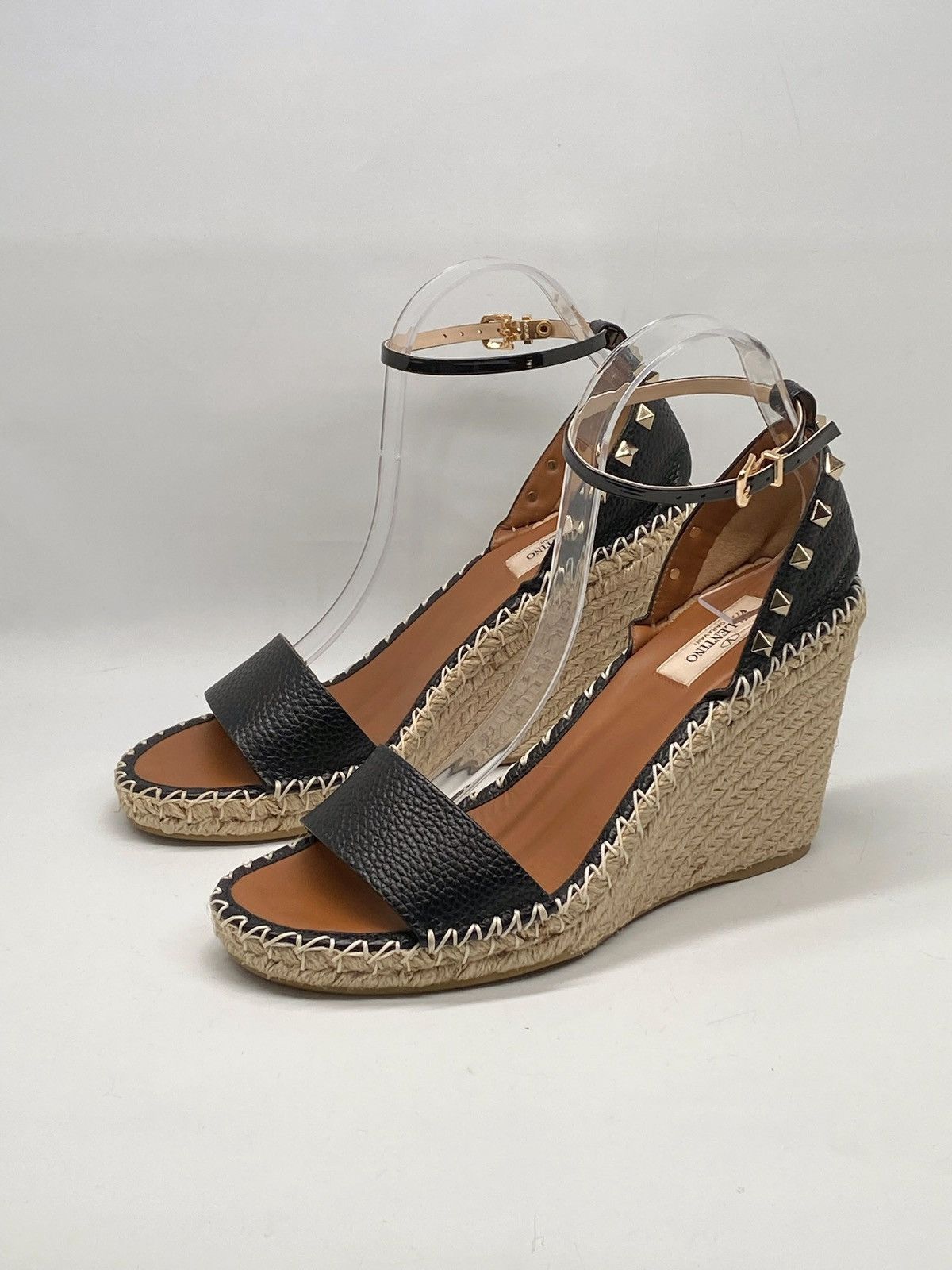 Valentino Valentino Garavani Rockstud Calfskin Wedges 105MM size 40 Size US 10 / IT 40 - 5 Thumbnail